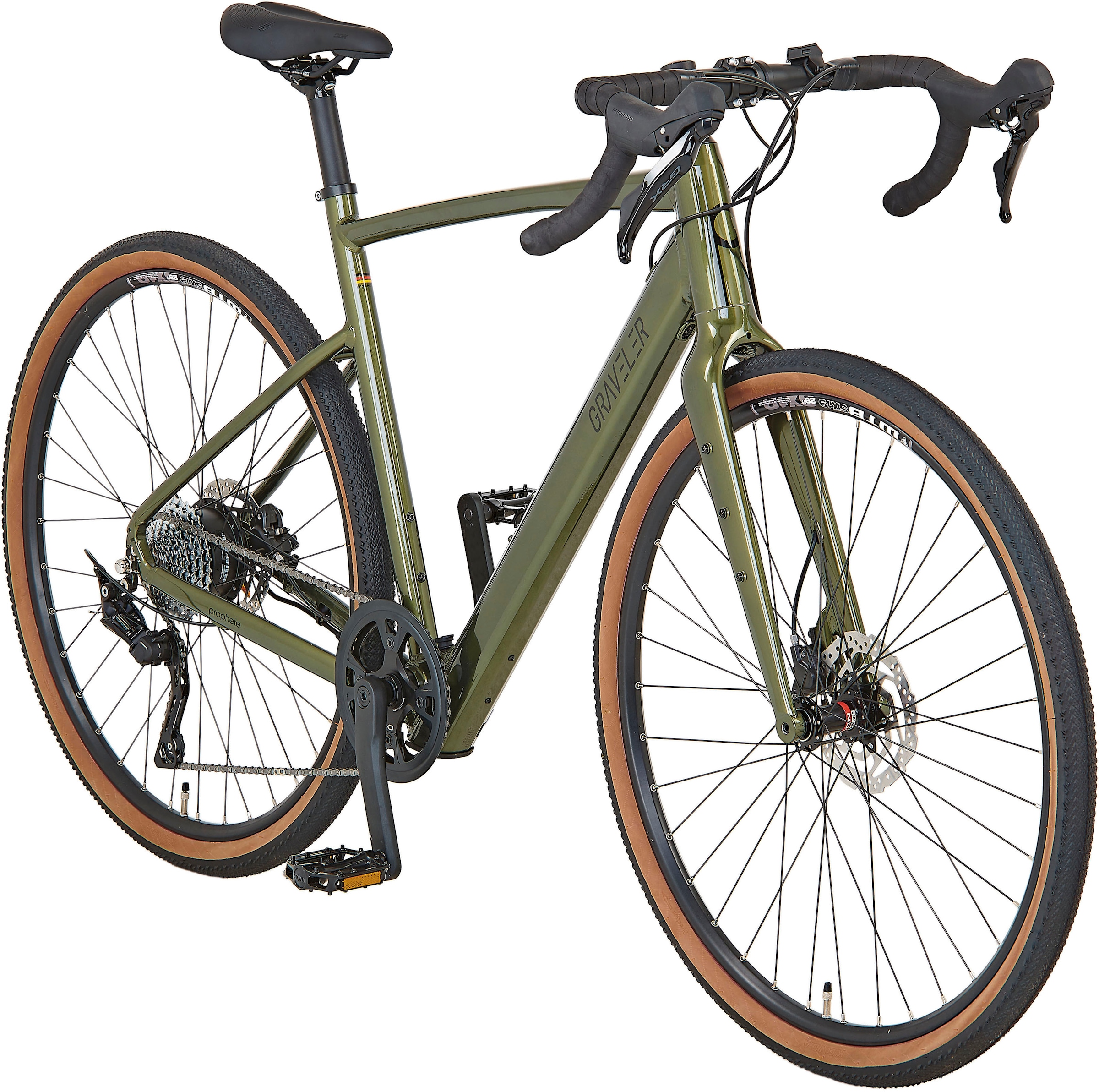 Prophete E-Bike »Graveler 1.0«, 8 Gang, Shimano, Heckmotor 250 W, Pedelec