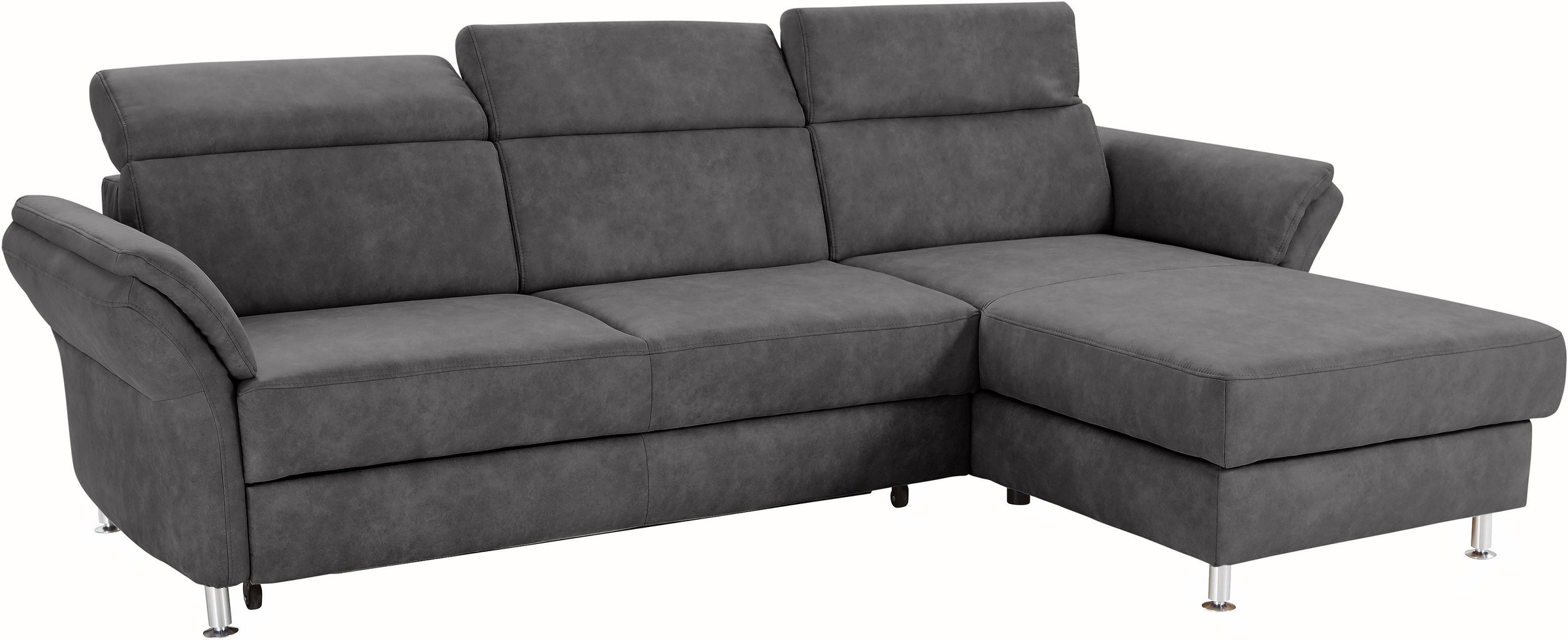 sit&more Ecksofa »Avignon L-Form«, Kopfteilverstellung, wahlweise mit Bettfunktion und Bettkasten