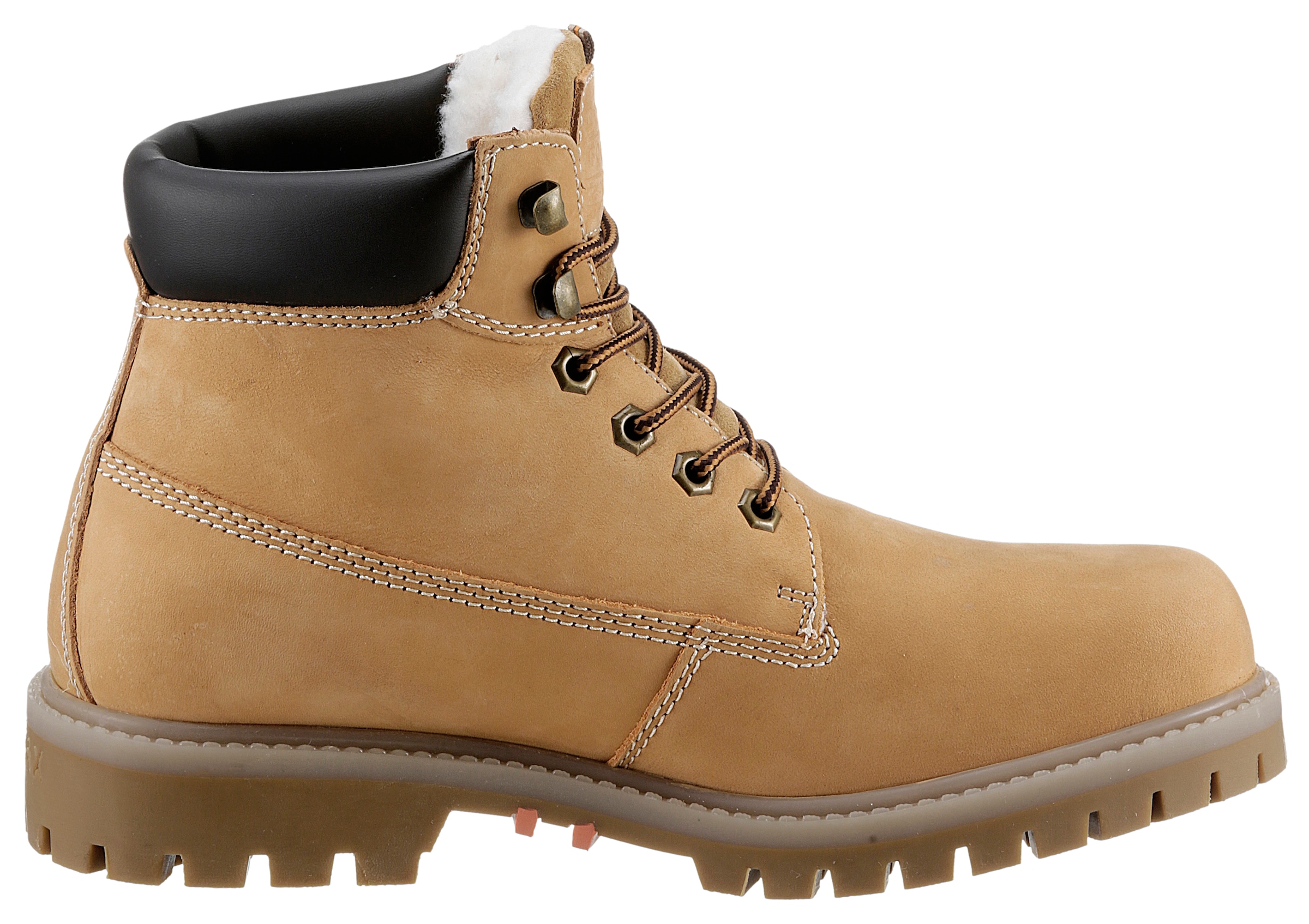 Dockers by Gerli Winterboots  Workerboots, Schnürstiefel mit Blockabsatz