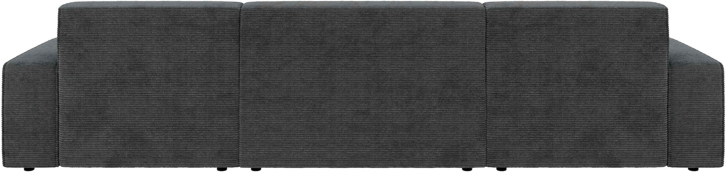 TRENDMANUFAKTUR Wohnlandschaft »Graz, wahlweise mit Sitzvorschub und Bettkasten, U-Form, Breite 329 cm«, in Cord-, haustierfreundlichem LEO Struktur- oder LUMOS-3D-Bezug
