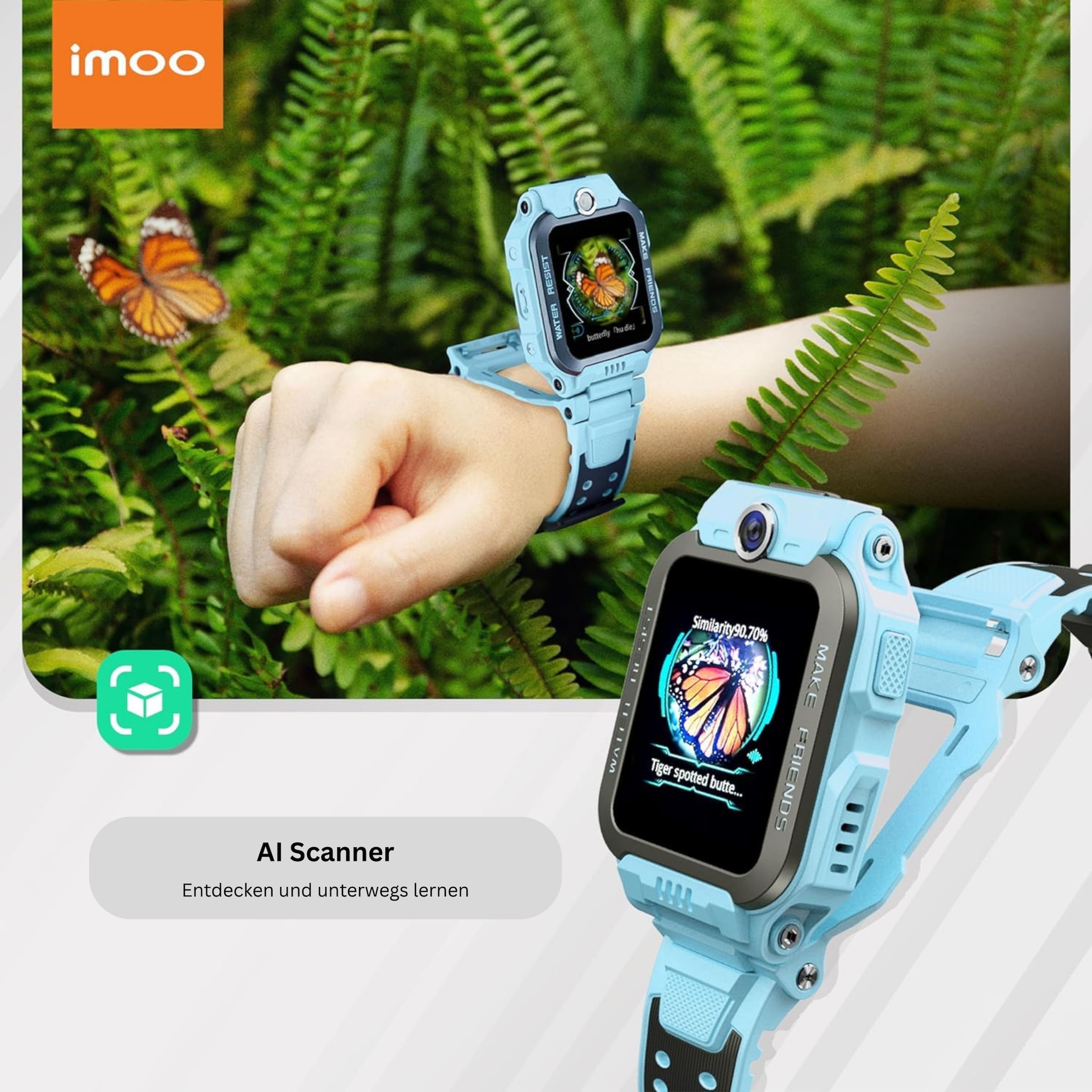 Imoo Smartwatch »Watch Phone Z7 Kinder« (3,3 cm / 1,3 ″) Mocor OS