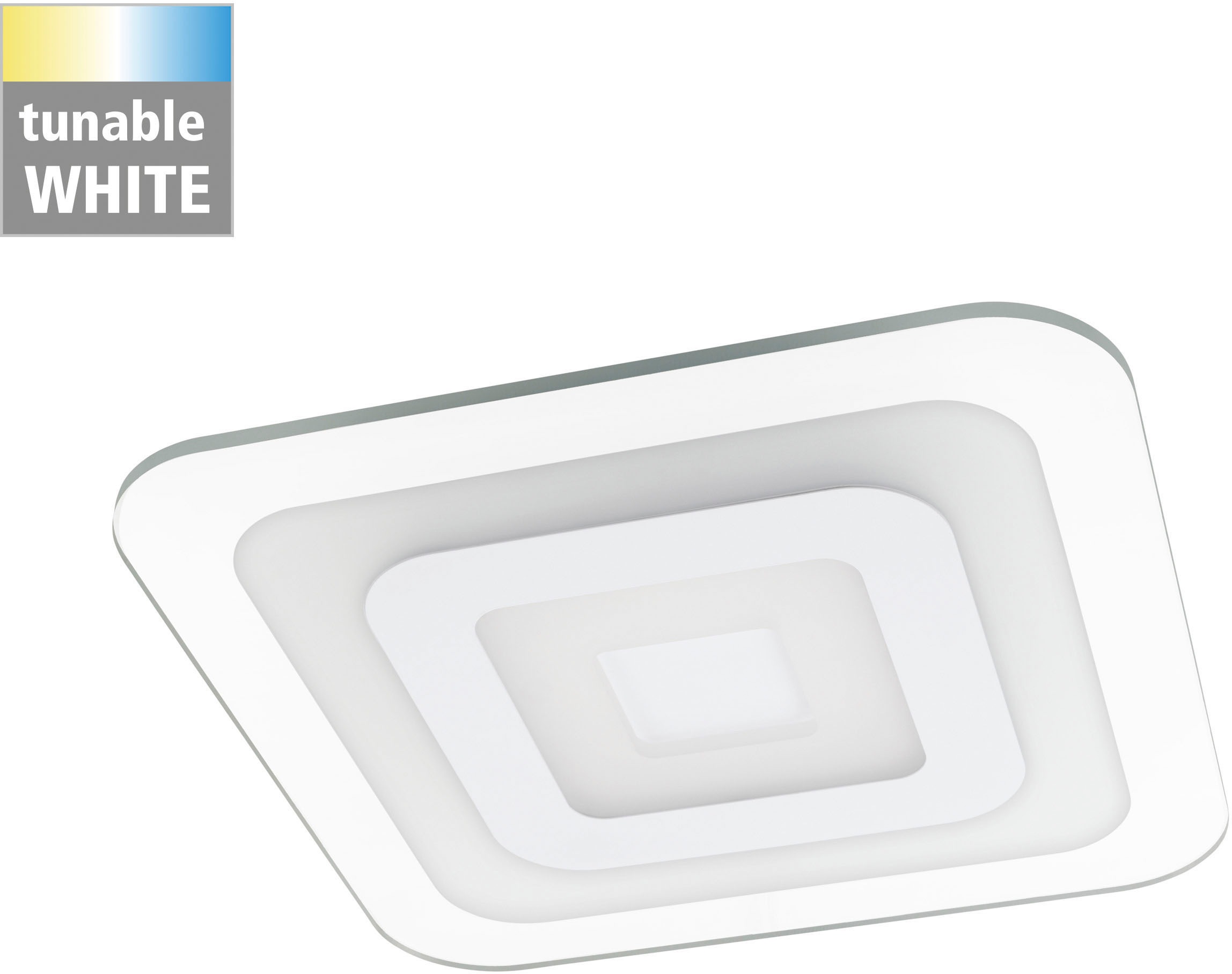 EGLO LED Deckenleuchte »REDUCTA 1« LED-Board Extra-Warmweiß   Kaltweiß   Ne günstig online kaufen