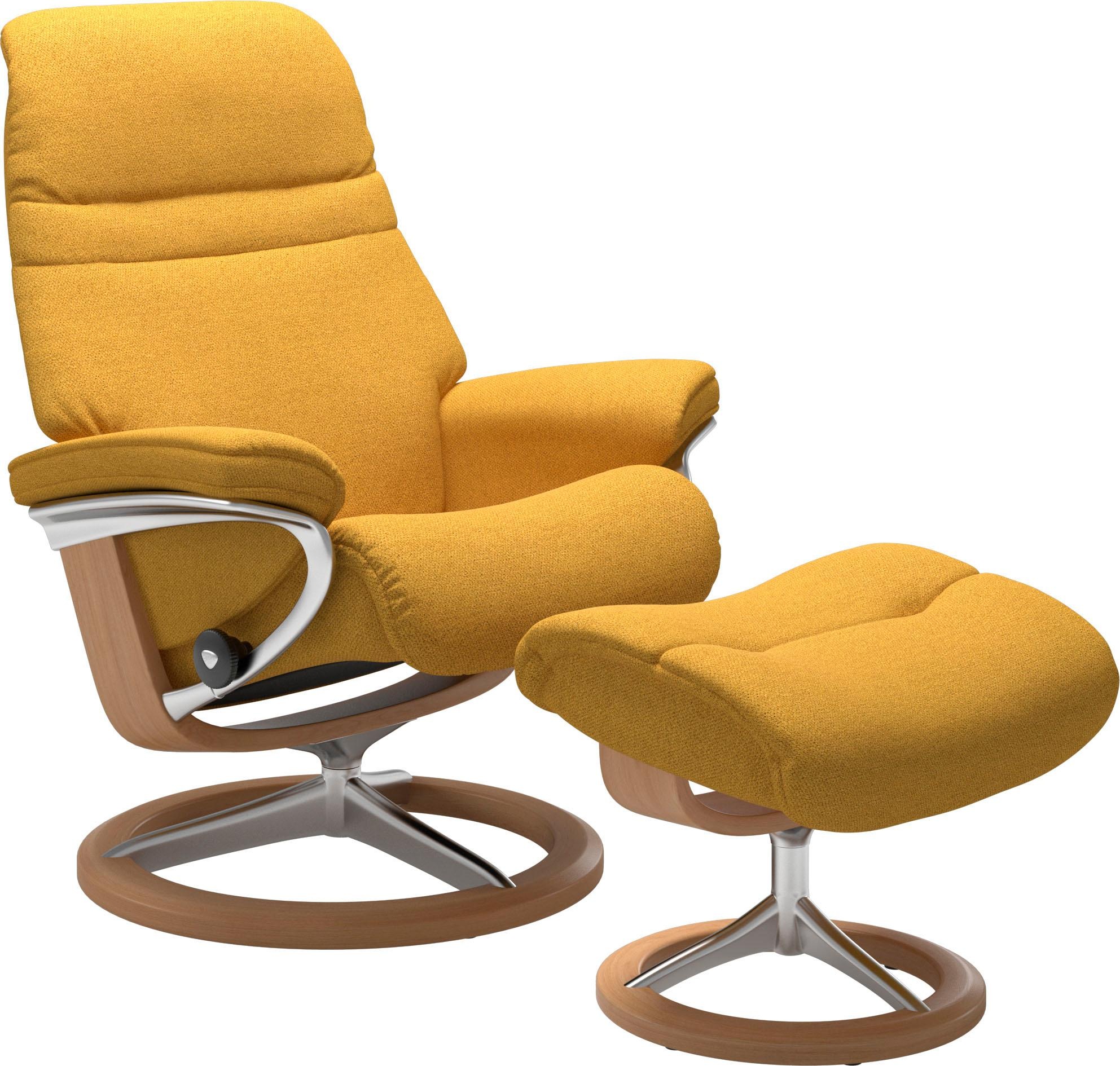Stressless® Relaxsessel »Sunrise«, (Set, Relaxsessel mit Hocker), mit Signa günstig online kaufen