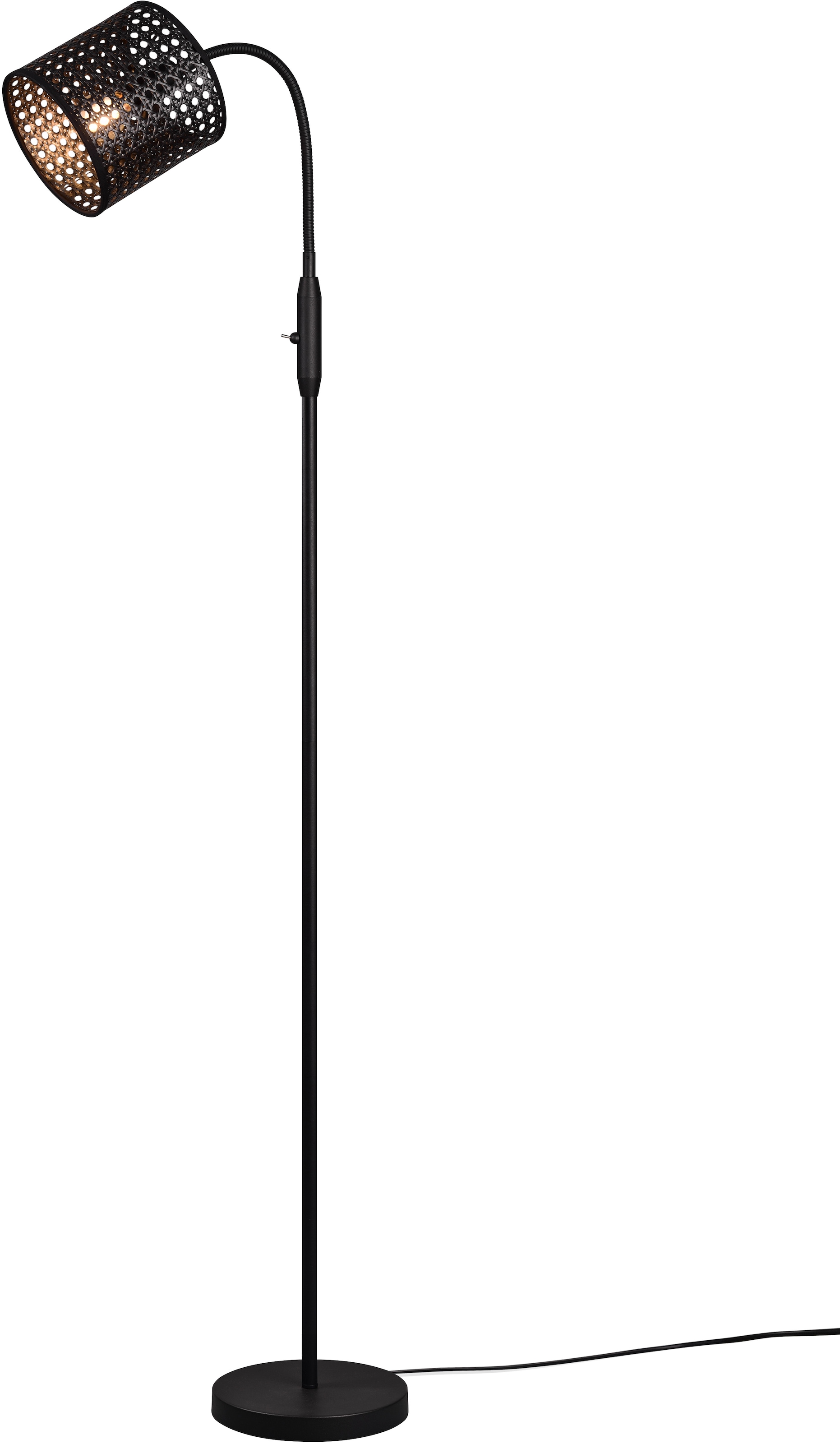 Brilliant Stehlampe »Woodline«, 1 flammig-flammig, 139 x 36 cm, E27, Metall/ Bambus, natur/schwarz online kaufen