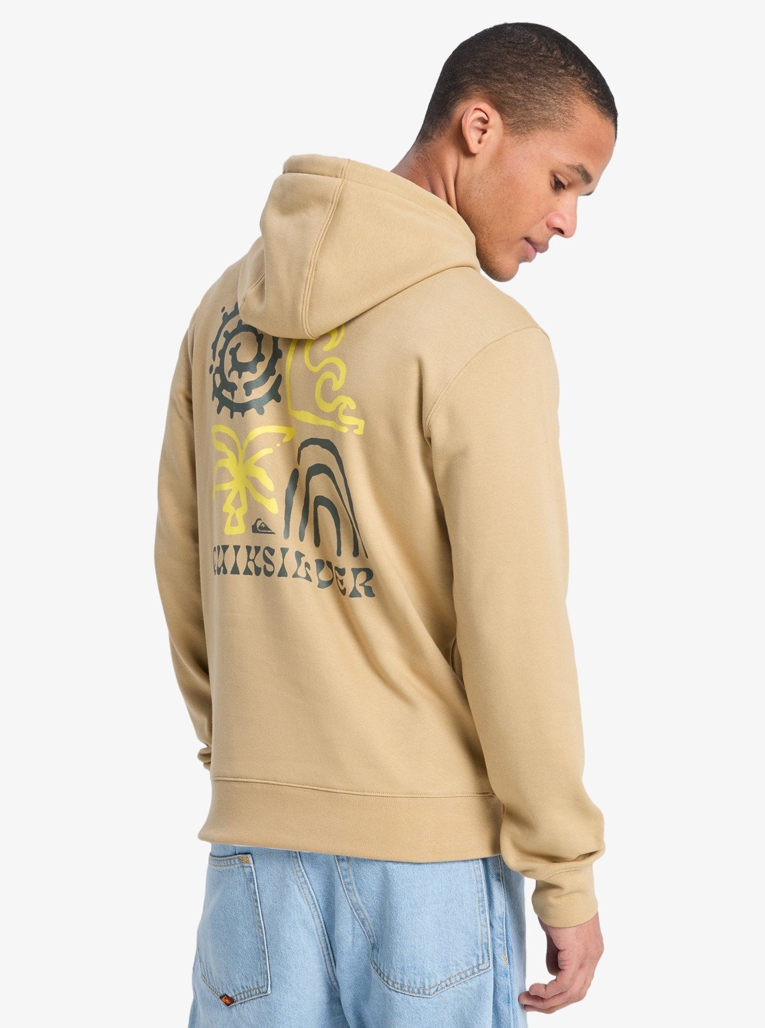 Quiksilver Kapuzensweatshirt »SCREEN HOODY FRONT & BACK«
