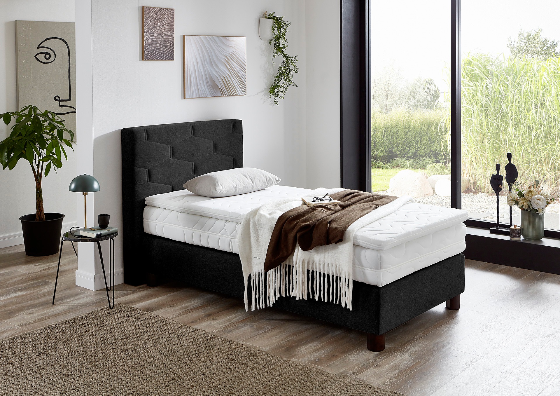 Westfalia Schlafkomfort Boxspringbett wahlweise mit Topper günstig online kaufen