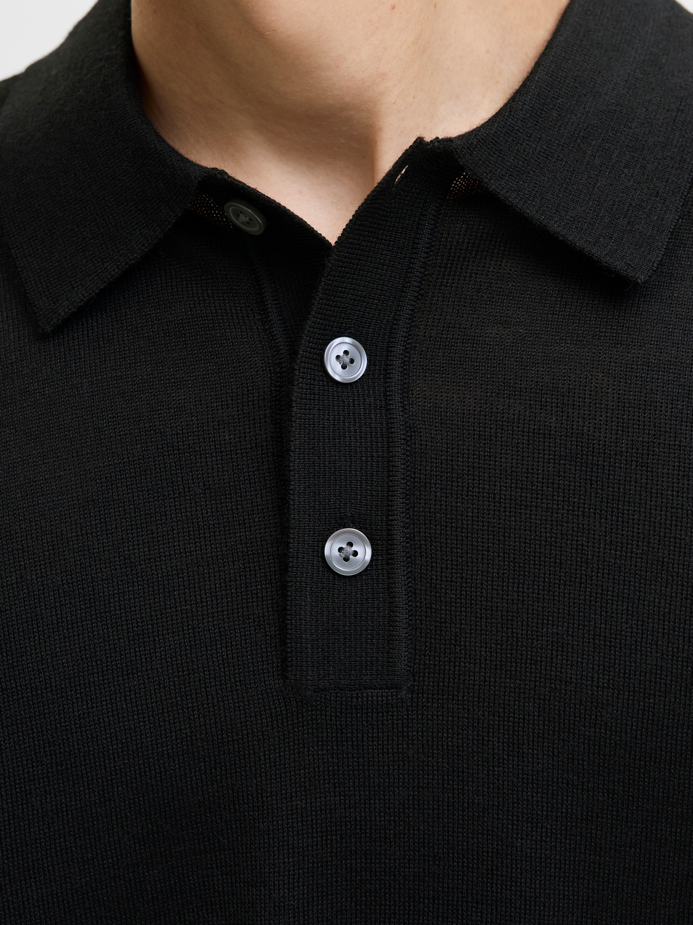 Jack & Jones Polokragenpullover »JPRBLAMERINO KNIT POLO« Wolle, regular fit