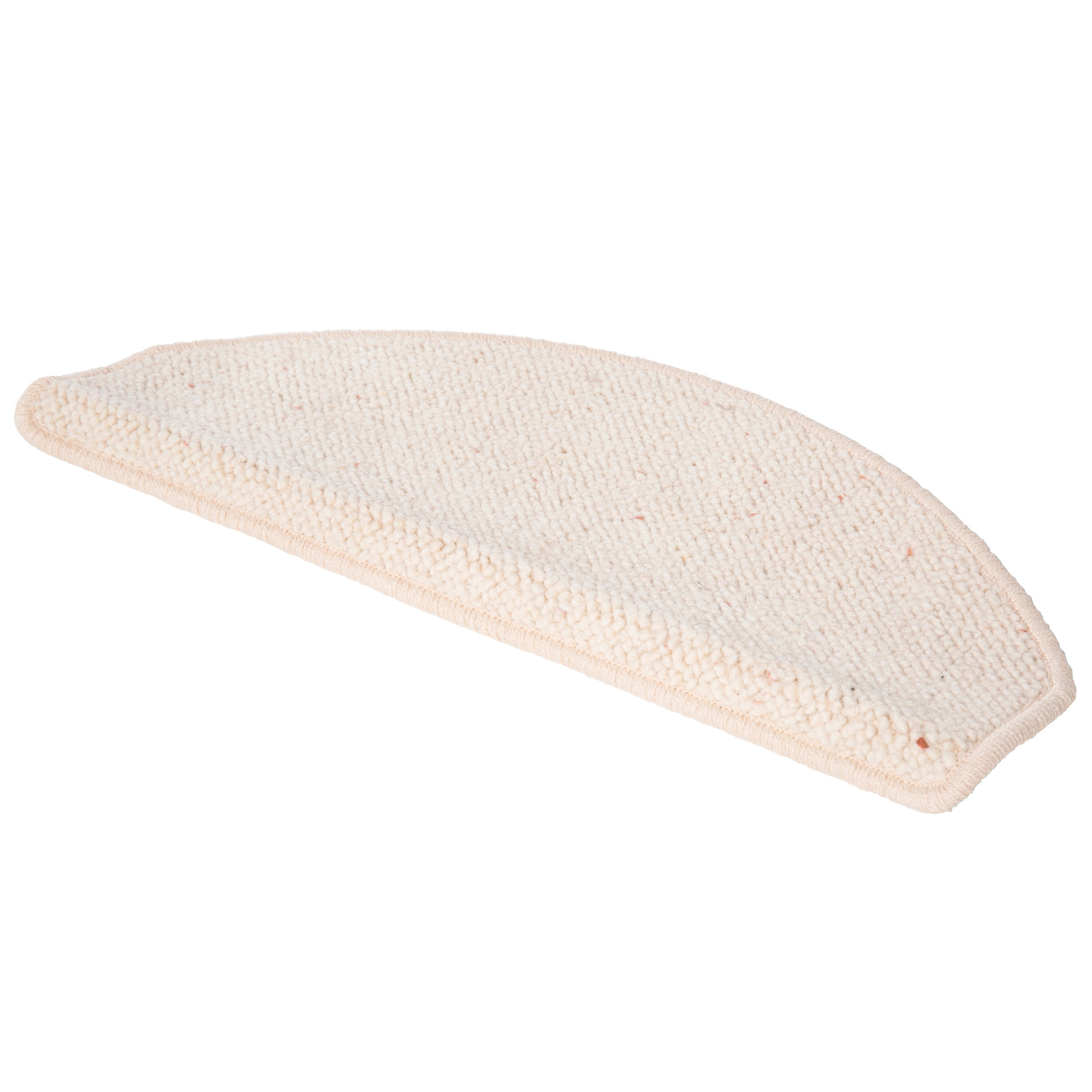 Andiamo Stufenmatte »Sheffield, Made in Poland« halbrund 5 mm Höhe melierte Berber-Optik, selbstklebend, Set mit 2 Stück oder 15 Stück