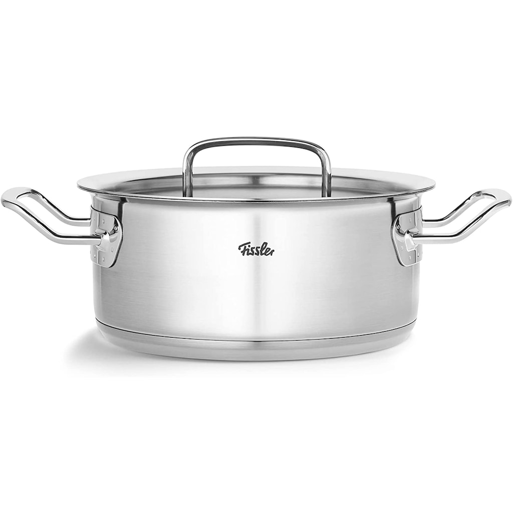 Fissler Bratentopf »ORIGINAL-PROFI COLLECTION® Bratentopf«, Edelstahl 18/10, (2 tlg.)