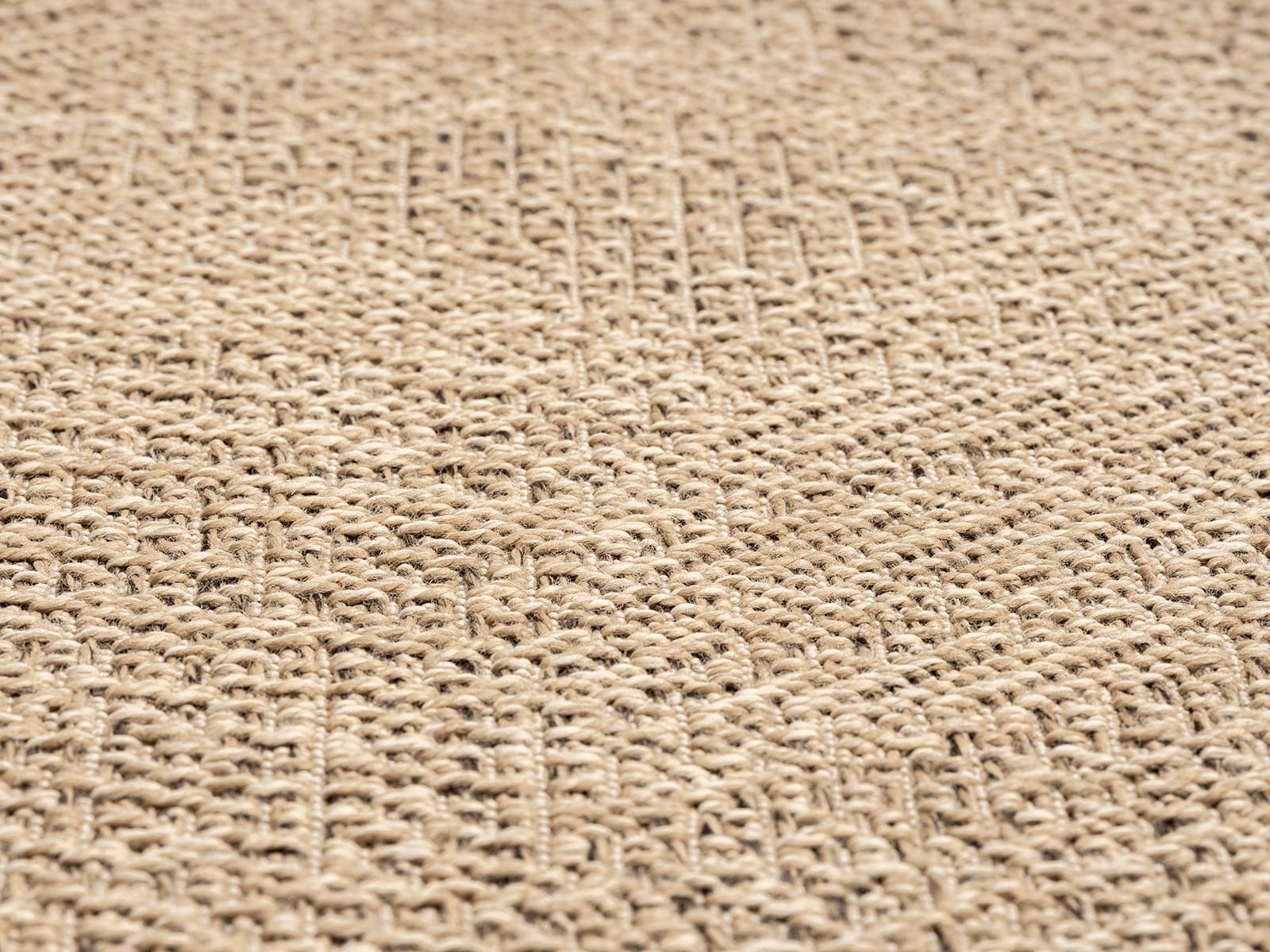 the carpet Teppich »Kansas«, rechteckig, 1 mm Höhe, moderner robuster In und Outdoor Teppich Jute Look