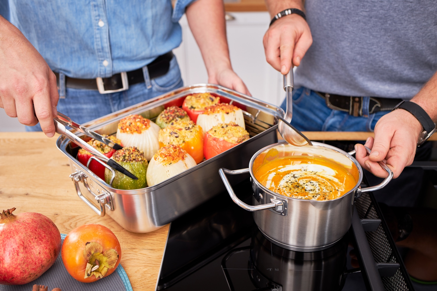 RÖSLE Schöpflöffel, (1 tlg.), Portionslöffel mit Aufhängeöse, Edelstahl 18/ günstig online kaufen