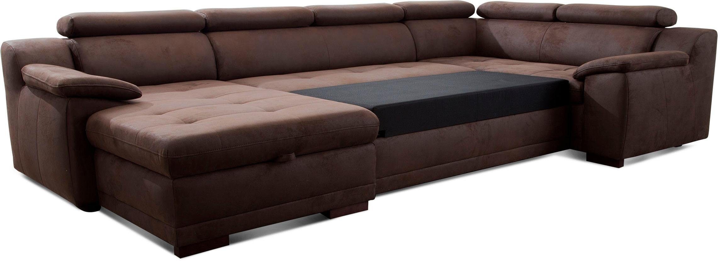 sit&more Wohnlandschaft Andiamo, mit Kopfteilverstellung, wahlweise mit Bettfunktion