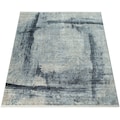 Paco Home Teppich »Pandora 329«, rechteckig, 10 mm Höhe, Kurzflor mit Handweb-Optik und Fransen, Wohnzimmer