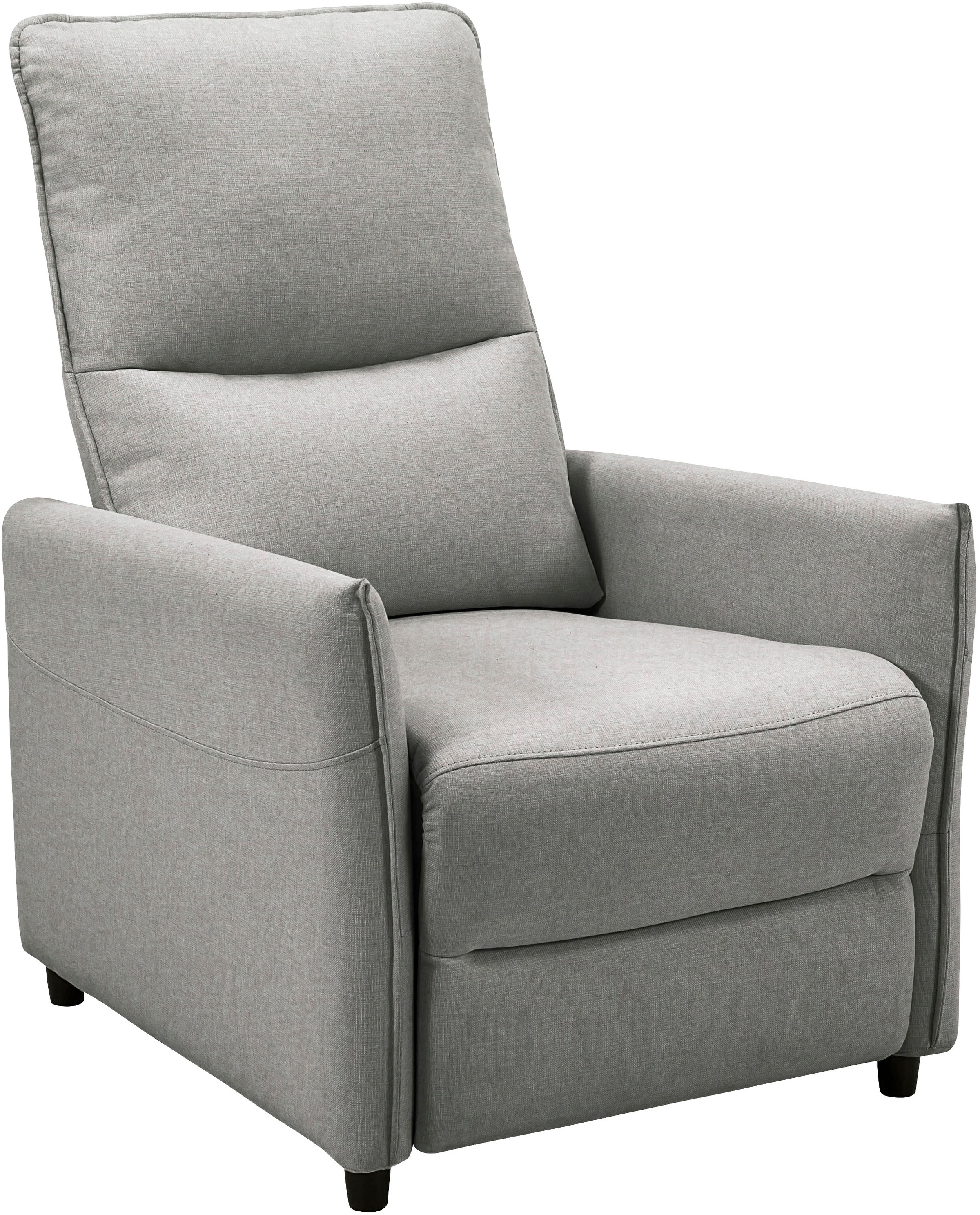 INOSIGN Relaxsessel »CURRIE, mit Liegefunktion, Webstoff-Bezug, Federkern,«, Ruhe-Sessel, Lese-Sessel, TV-Sessel