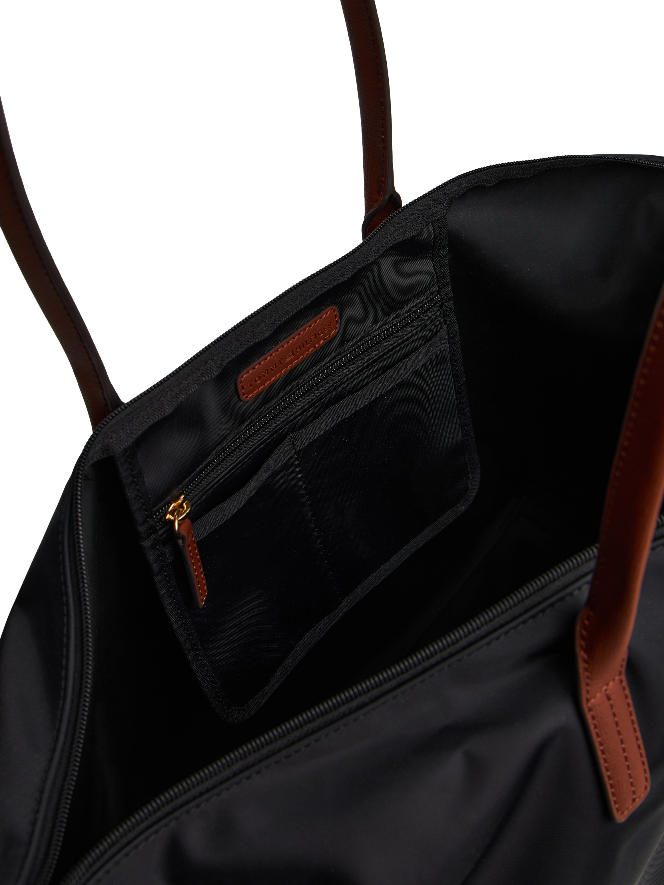 Tommy Hilfiger Tragetasche »POPETTE MAXI TOTE«, Damen Umhängetasche, Schultertasche mit Leder-Tragegriffen