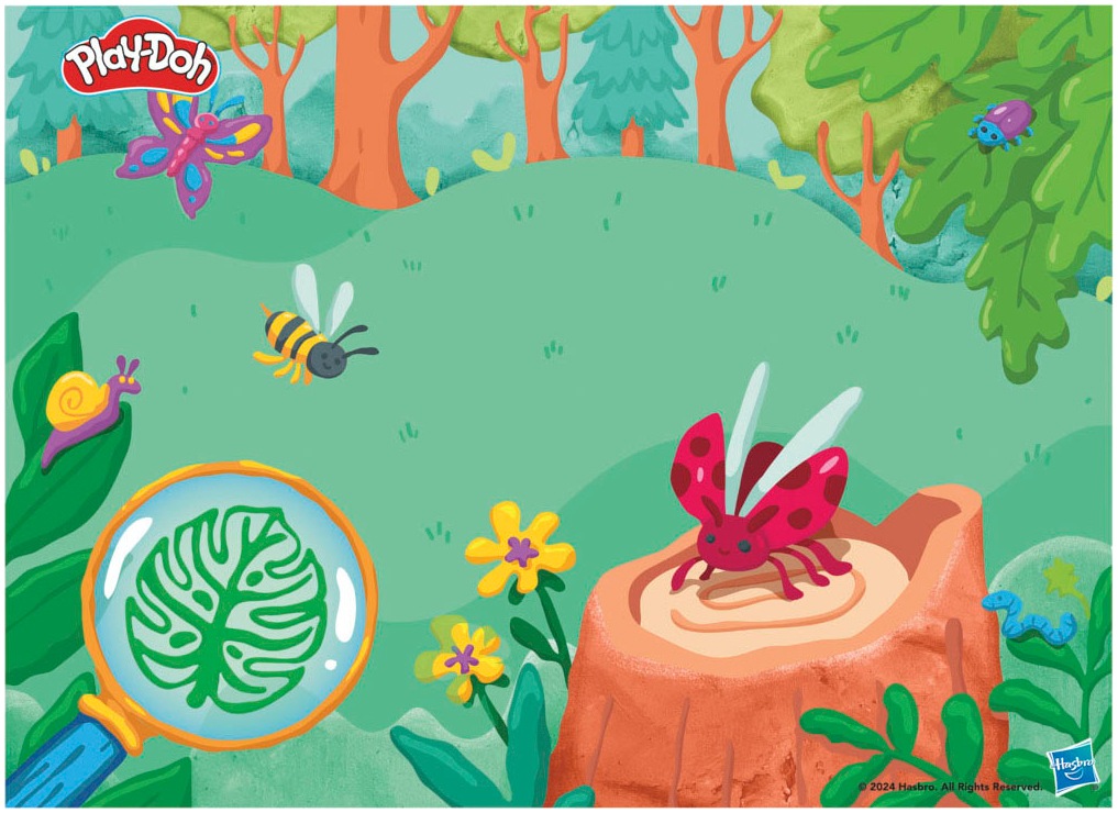 Hasbro Knetform-Set »Play-Doh, Mikroskop mit Licht«