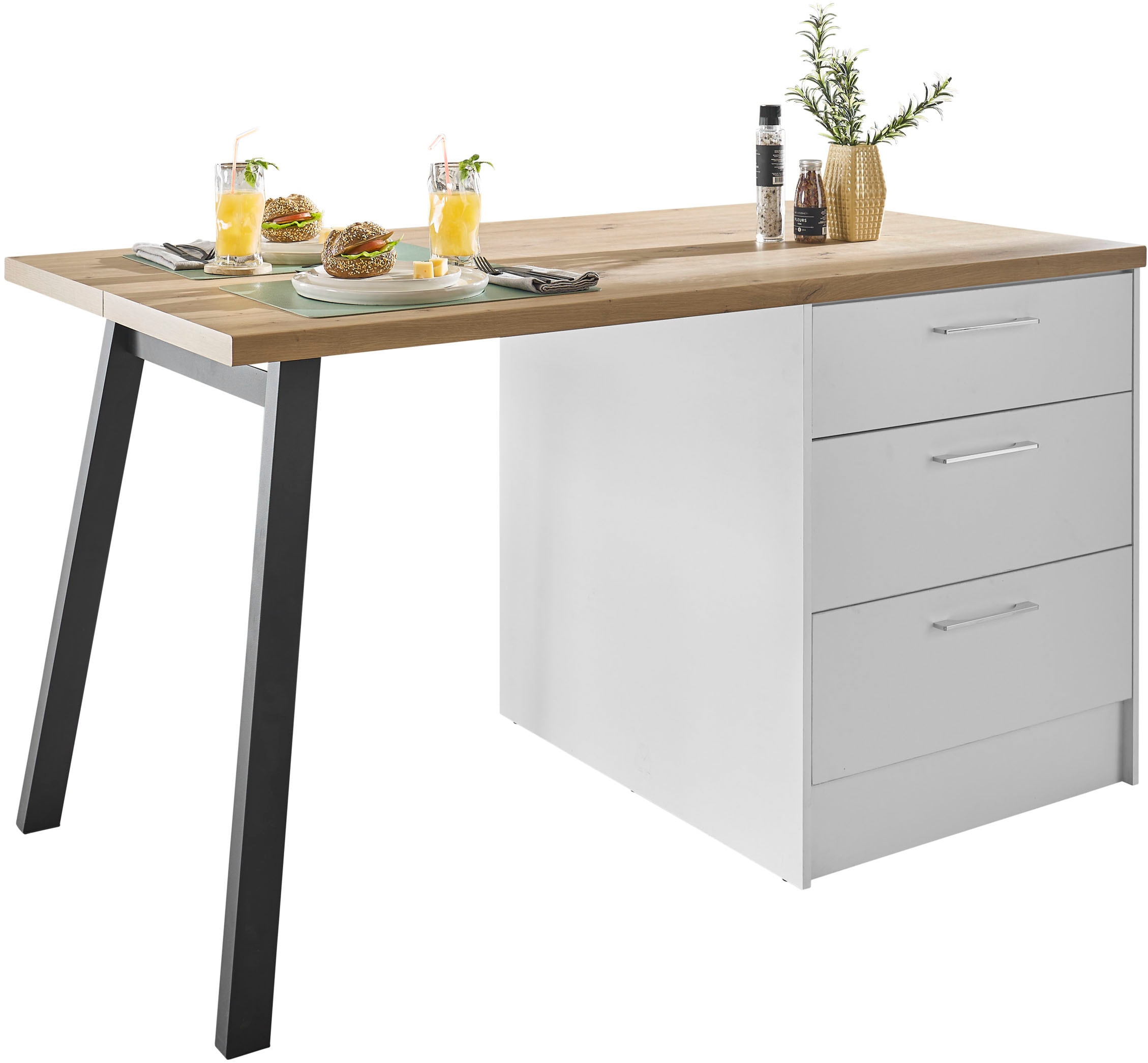 BASIC by Balculina Kücheninsel »Turin«, Breite 150cm