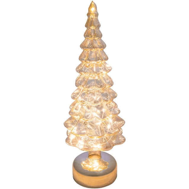 Creativ light LED Baum »Tanne, Weihnachtsdeko«, aus Glas, mit 12 LEDs, Höhe  ca. 33 cm online bestellen