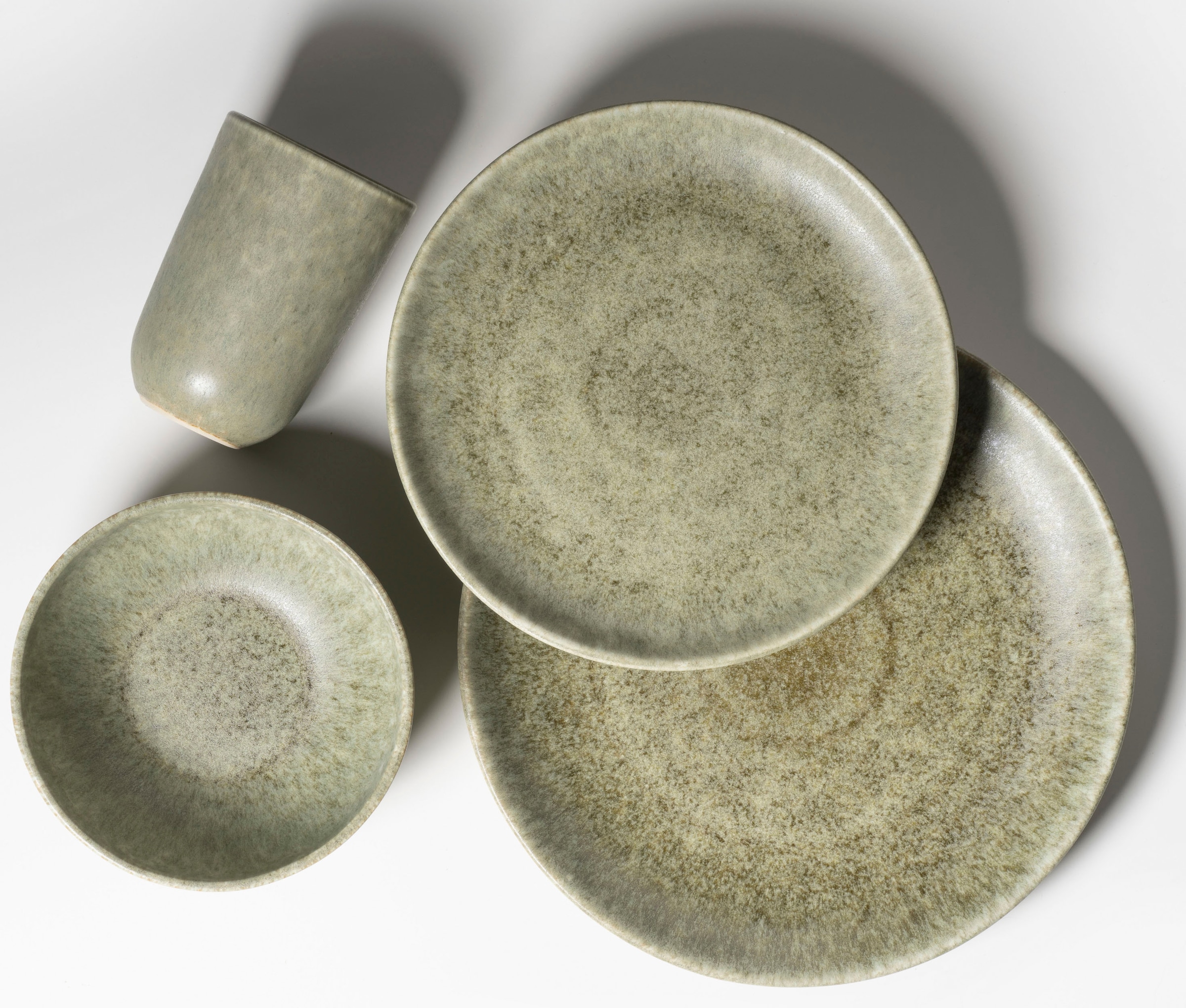 gipfelstück Kombiservice »Geschirr-Set, Service« Scandi-Style, jedes Stück ein Unikat, 16 Teile, für 4 Personen