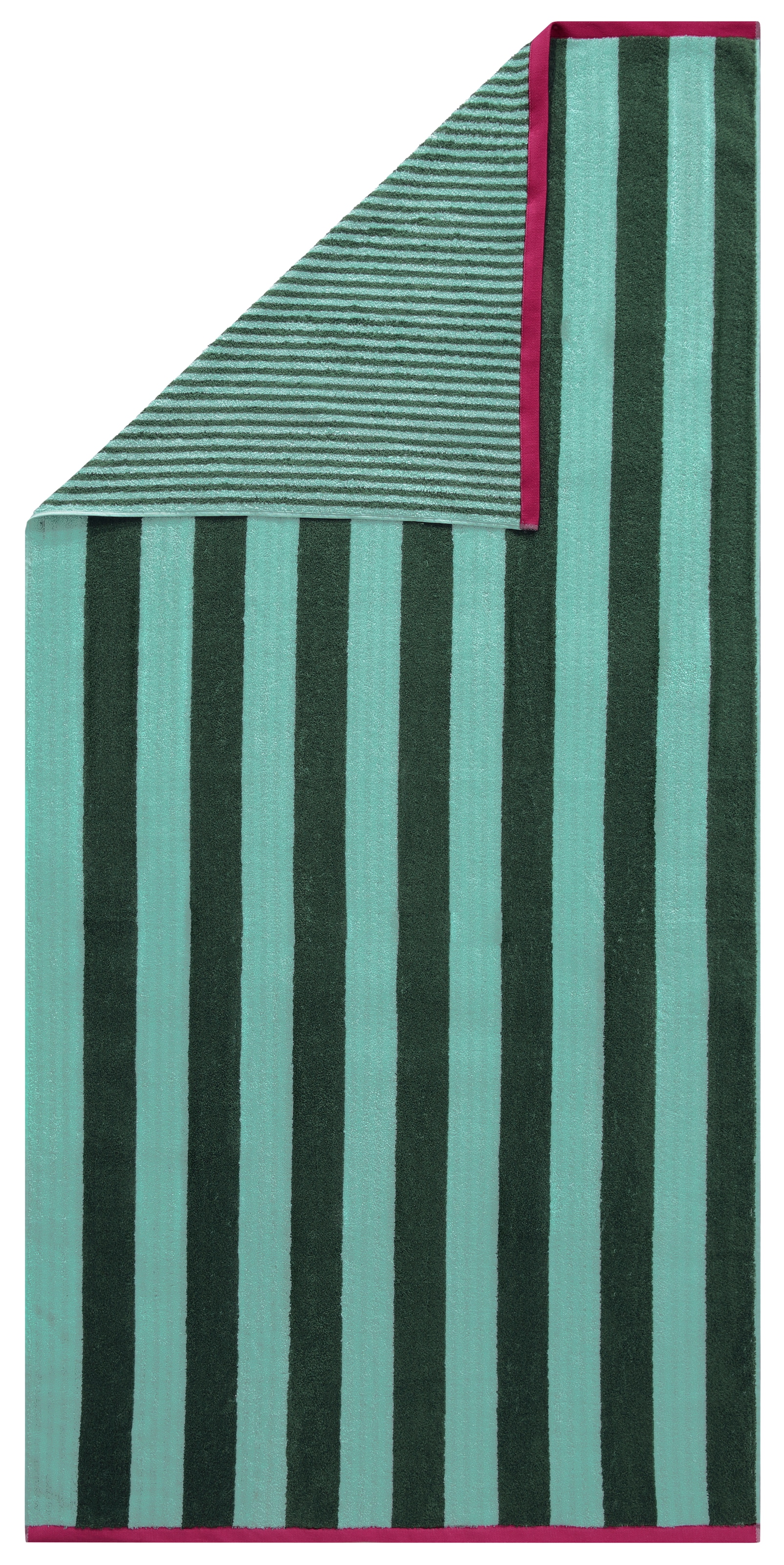 OTTO home Strandtuch »Elenna, 100% Baumwolle, flauschig und weich, 500 gr/m²« Premium Strandtücher 90x180cm, Streifen, 5 Jahre Garantie