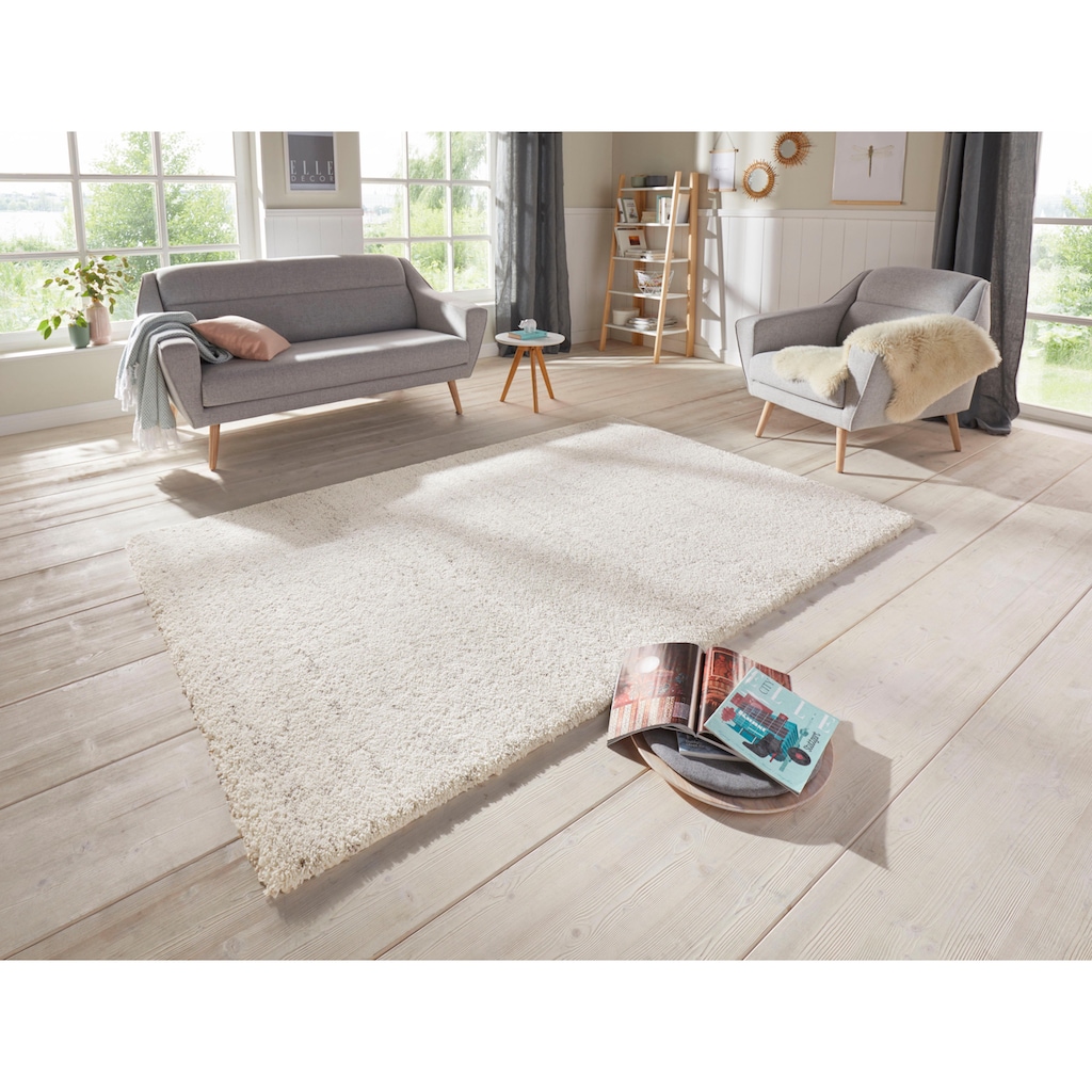 ELLE DECORATION Hochflor-Teppich »Orly«, rechteckig