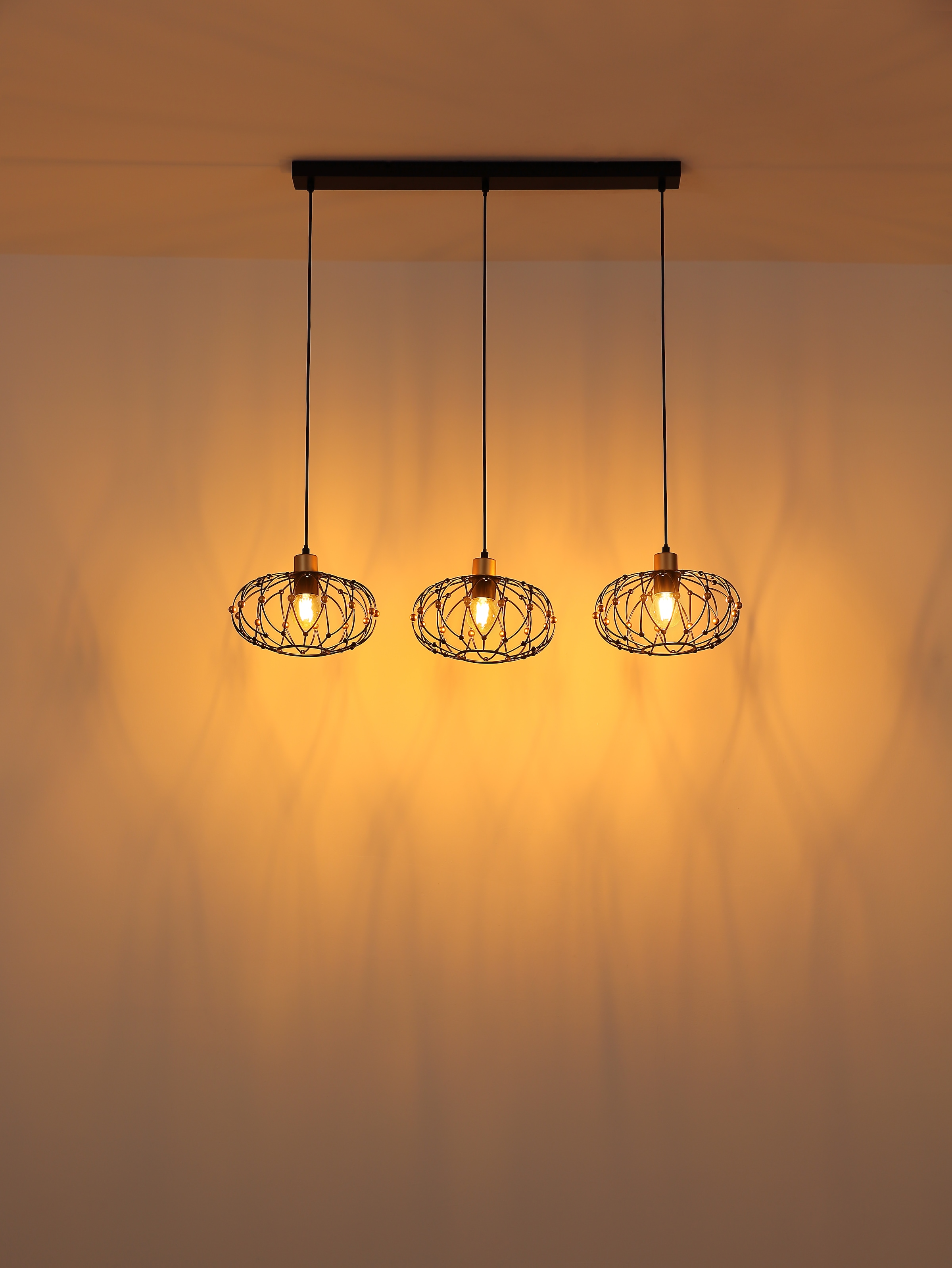 GLOBO LIGHTING Hängeleuchte »GREYS« E27 1 Stk. Hängelampe Esszimmer-Leuchte Esstischleuchte Wohnzimmer