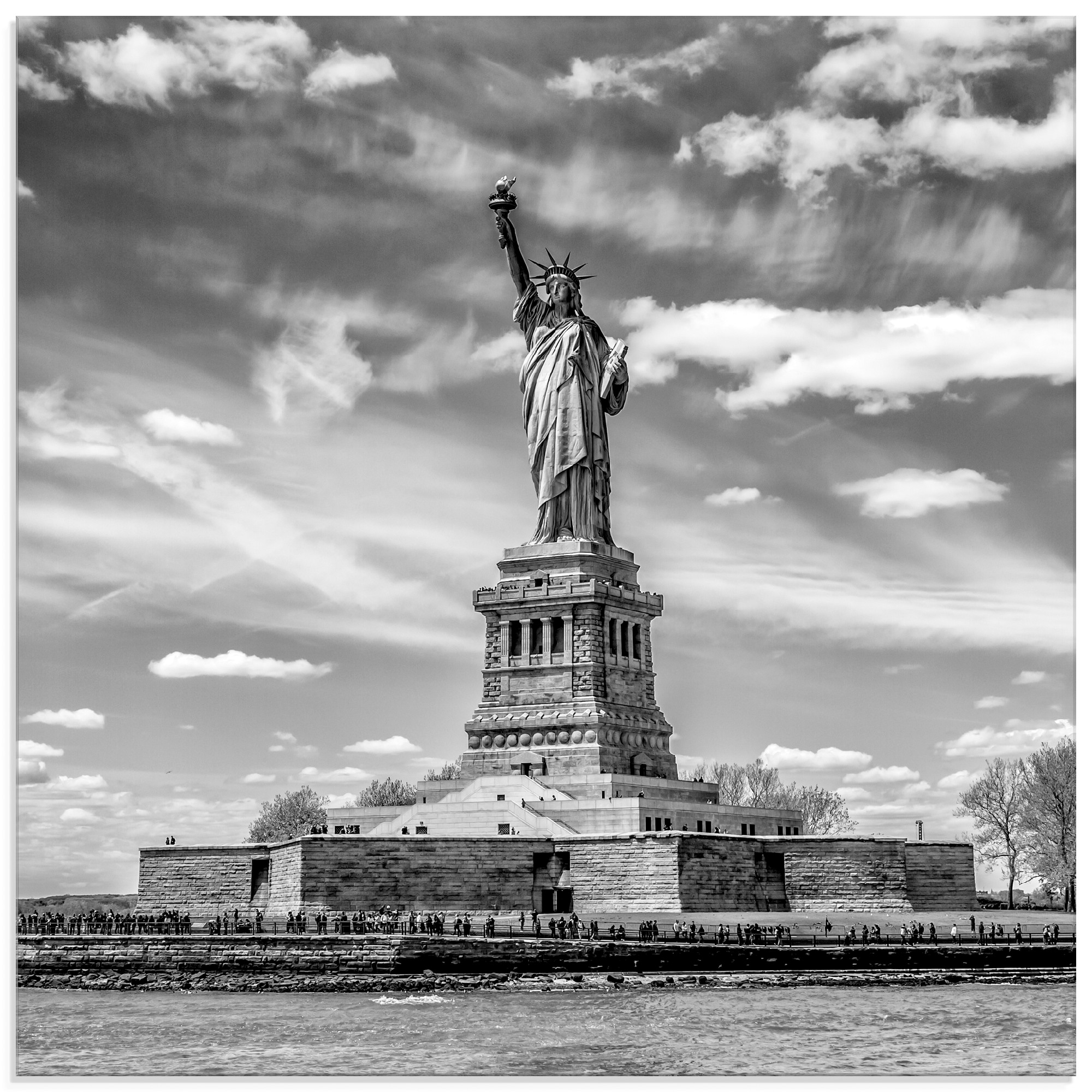 Artland Glasbild »New York City Freiheitsstatue«, Amerika, (1 St.), in verschiedenen Größen