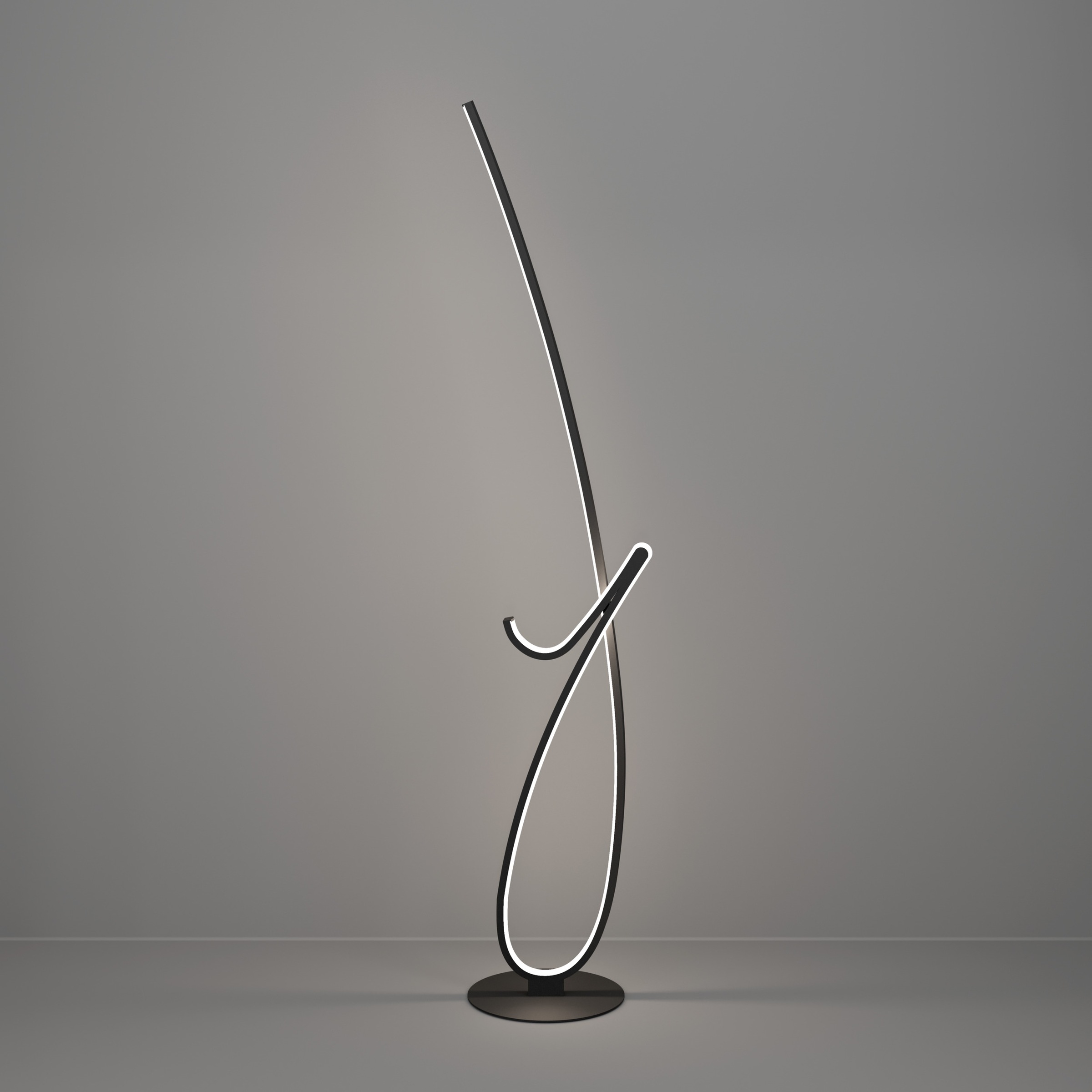 EGLO Stehlampe »CARDONCITO Stehlampe - Stahl - LED - 20W - IP20« LED-Modul 1 Stk. Kaltweiß | Neutralweiß | Warmweiß Standleuchte, Leselampe, Wohzimmer, Schlafzimmer, L33 x B25 x H130 cm