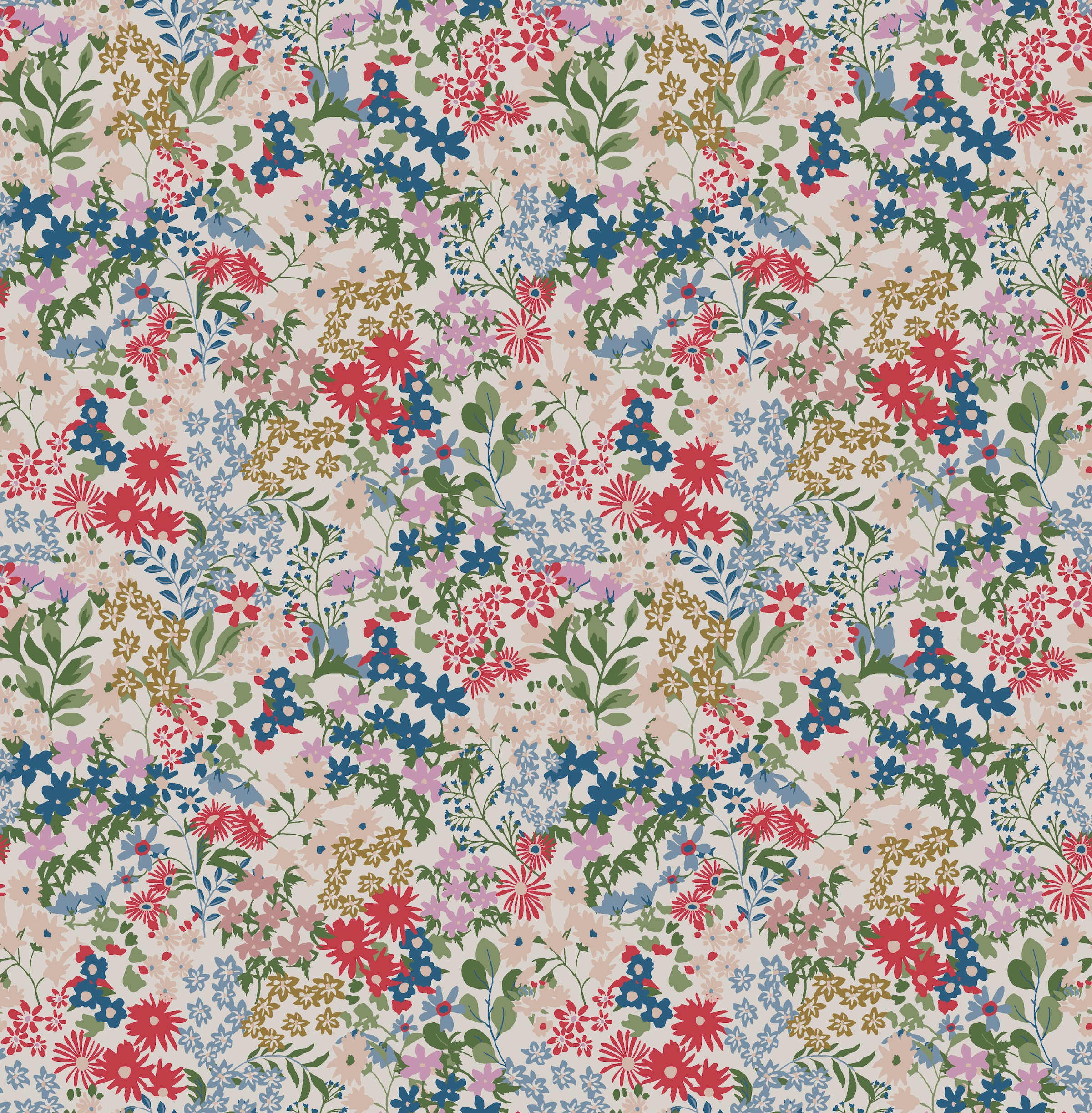 Joules Vliestapete »Sanders Ditsy«, neutral, Design Tapeten