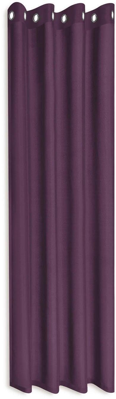 Gerster Vorhang »Ilia«, (1 St.), HxB: 235x140, klasischer Uni Ösenschal günstig online kaufen