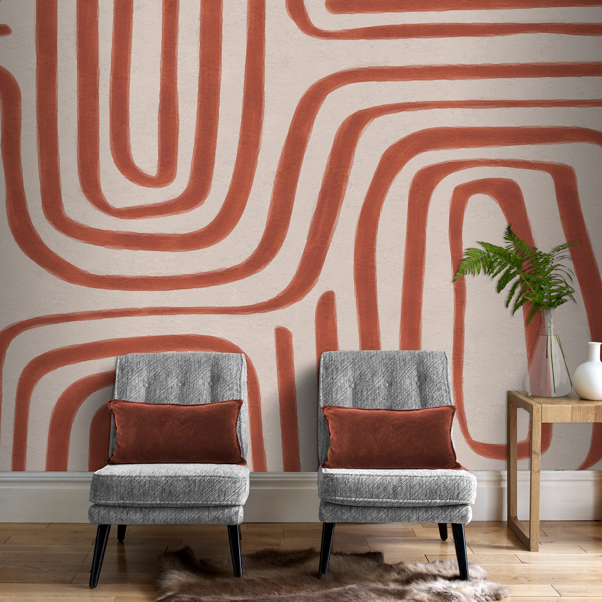 LAURA ASHLEY Fototapete »Diquan«, 3D-Optik, 300x280cm