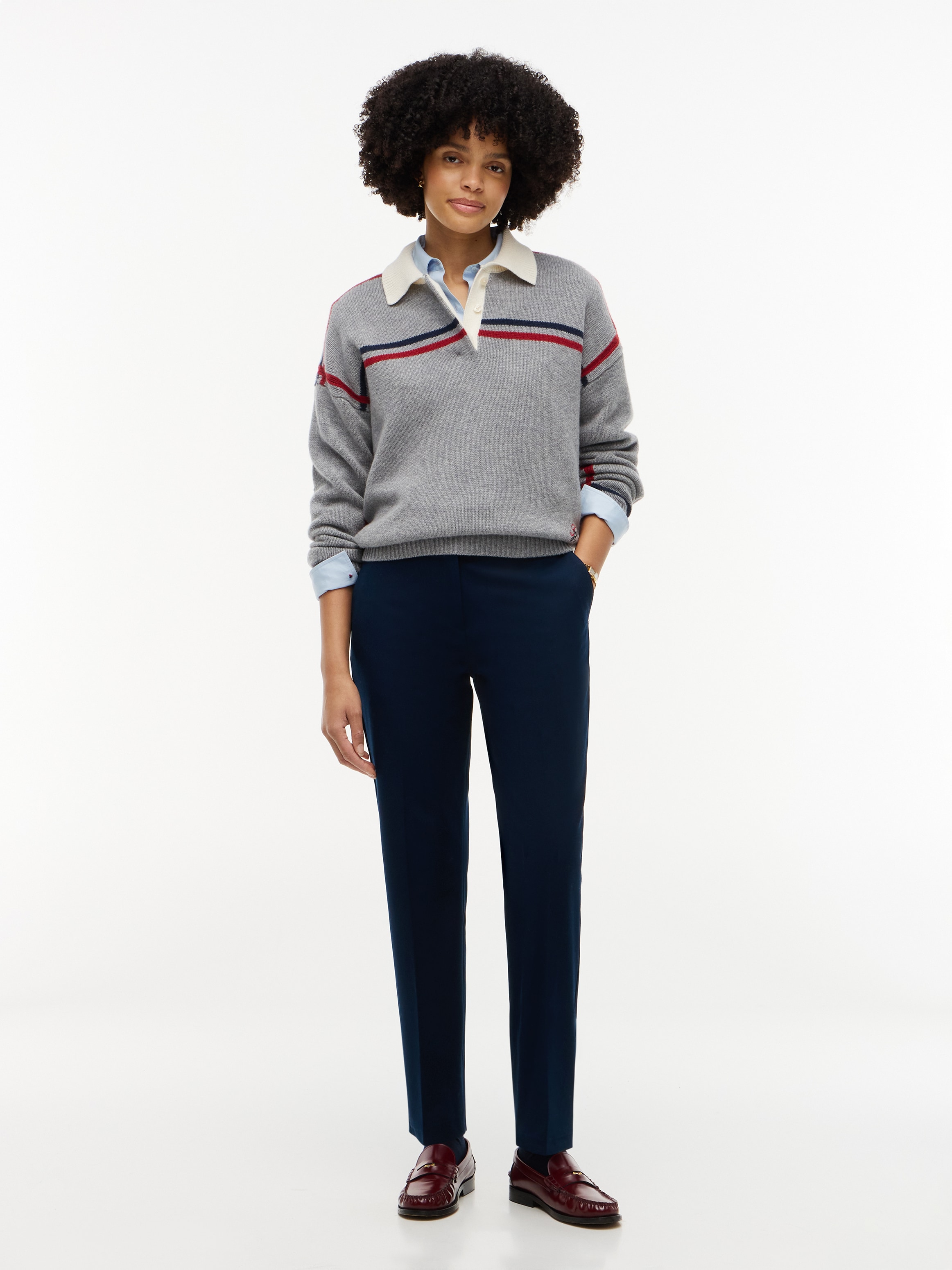 Tommy Hilfiger Anzughose »GABARDINE SLIM STRAIGHT«  Baumwollmischung, slim fit
