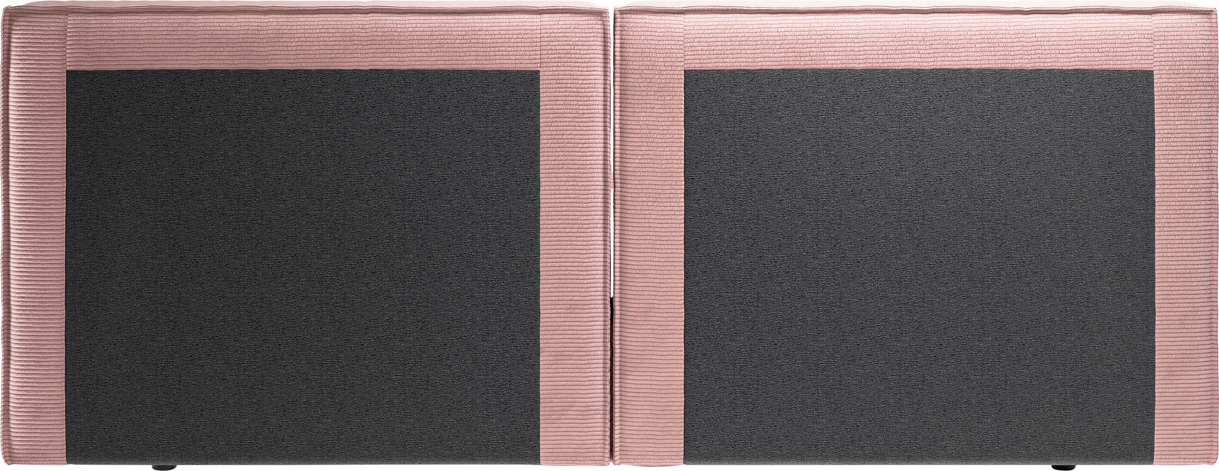 Home affaire Polsterbett »Adrina mit Biesenoptik, Feincord und Luxus-Microfaser« bis 280kg, auch in Überlänge 220 cm, 4 Breiten bis 200cm