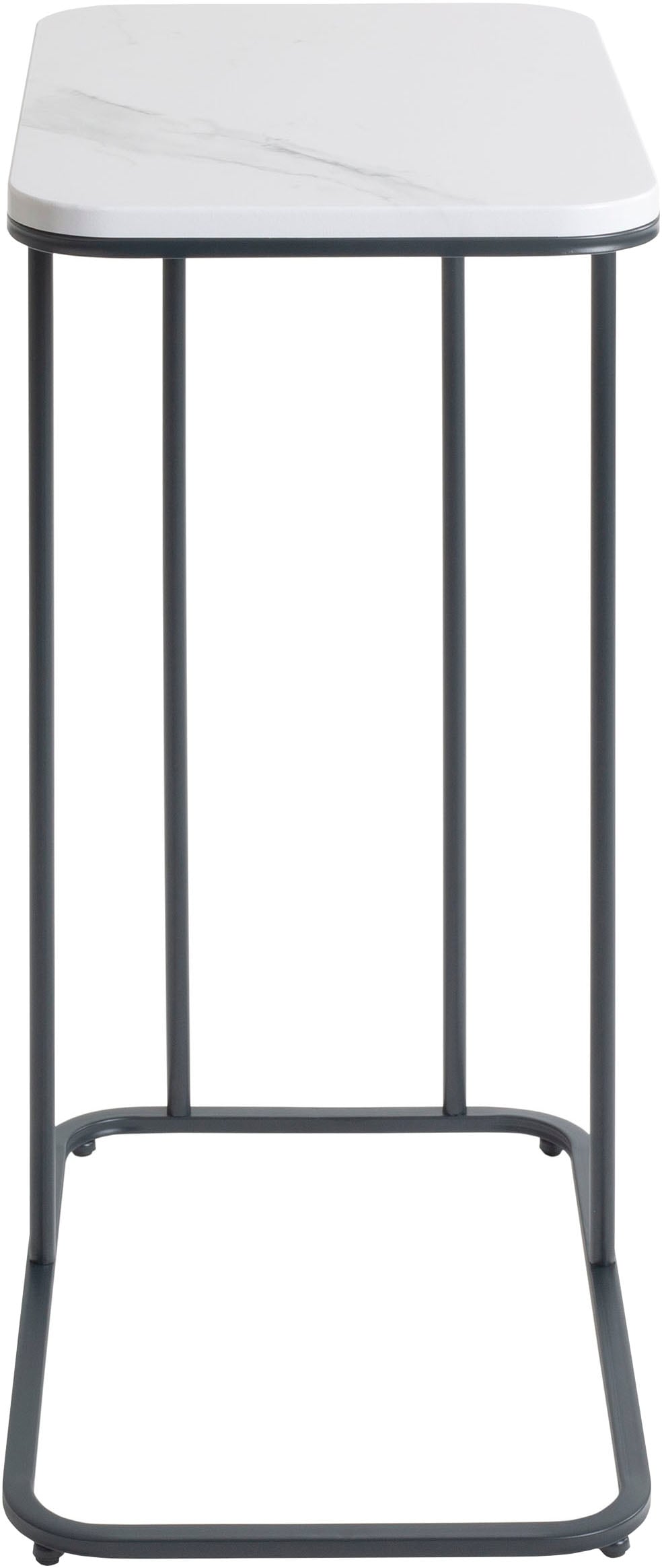 HAKU Beistelltisch »Sofatisch, Wohnzimmertisch« 1 Stk. tlg. rechteckig - aus Metall Anthrazit B/T/H 45/30/67 cm