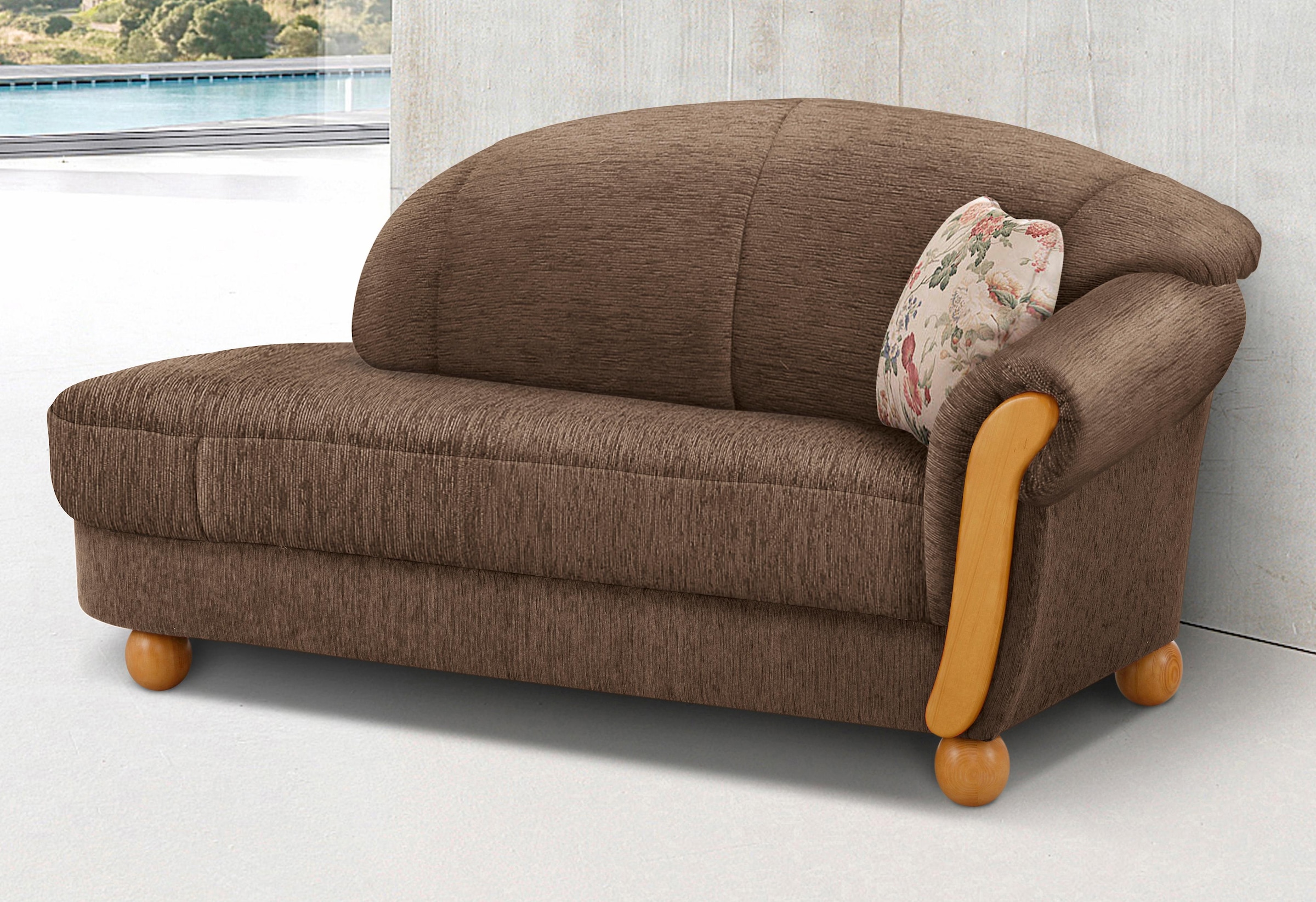 Home affaire Ottomane »Milano, bequemes solitär Sofa im Landhaus-Stil, B/T/ günstig online kaufen