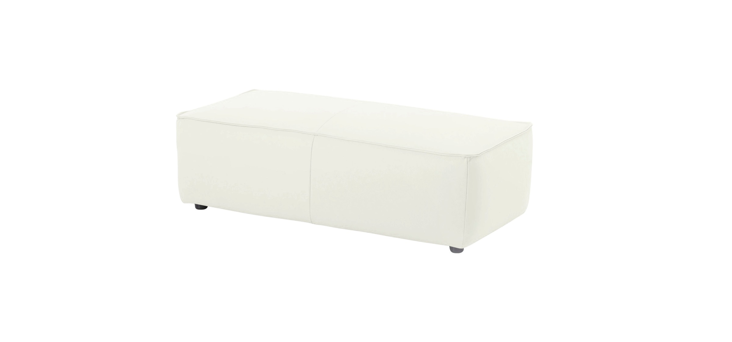 W.SCHILLIG Ecksofa »around-the-block«, (Spar-Set), inklusive Hocker, mit eleganter Biese, mit Federkern