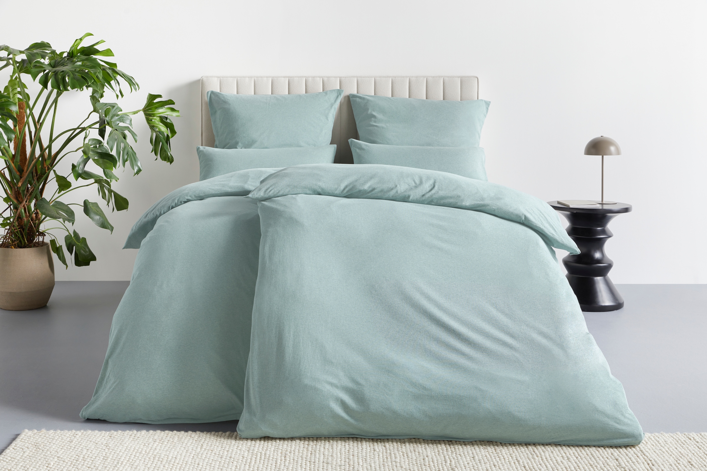 OTTO home Bettwäsche »Valje«, NEUHEIT: ab Größe 135x200 cm, Jersey Qualität in Melange-Optik
