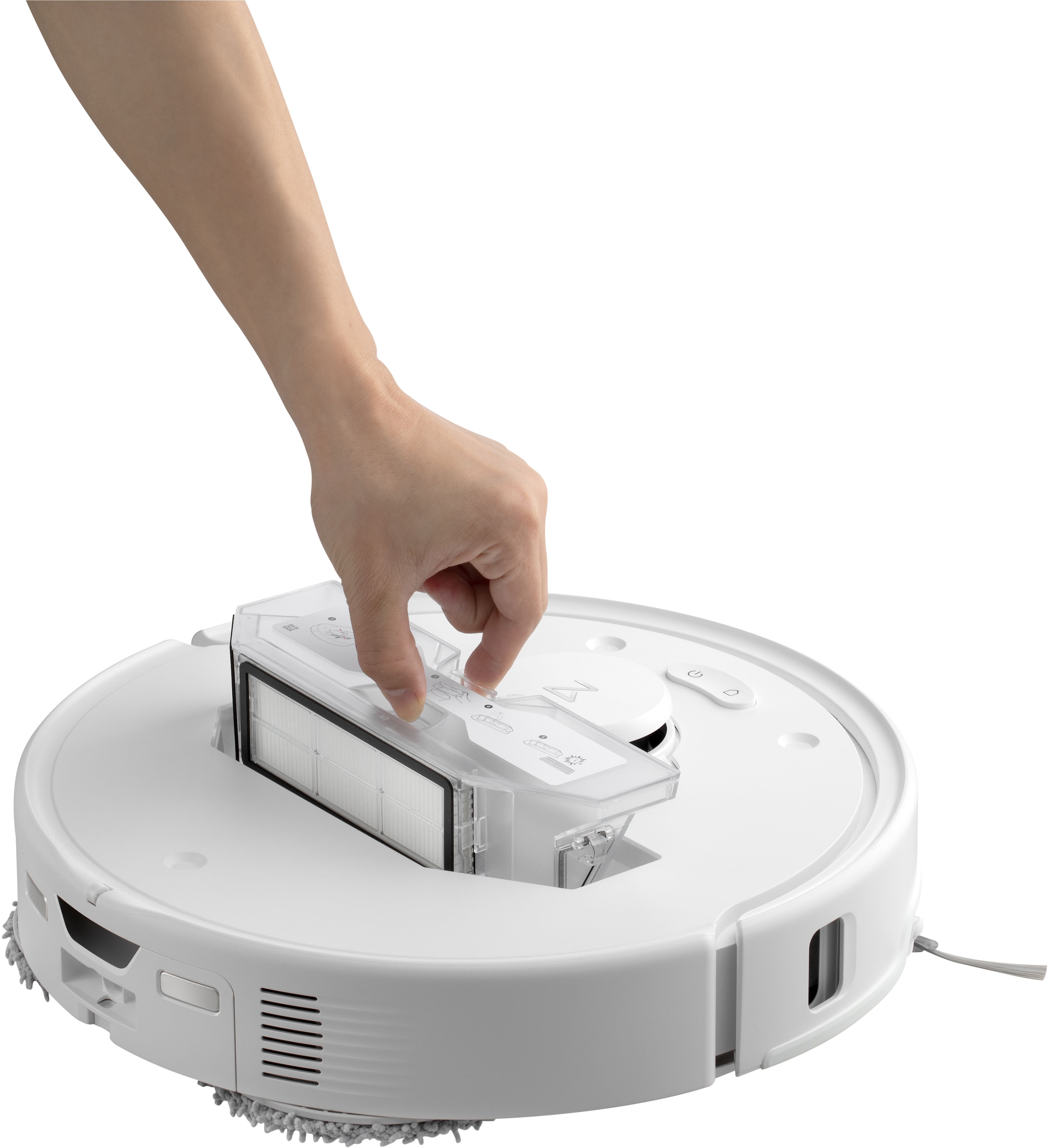 Roborock Saugroboter »Roborock Qrevo Edge 5V1 mit Wischfunktion, mehrstöckige Kartierung« intelligente Software, präzise Raumzuordnung, individ. Reinigungspläne