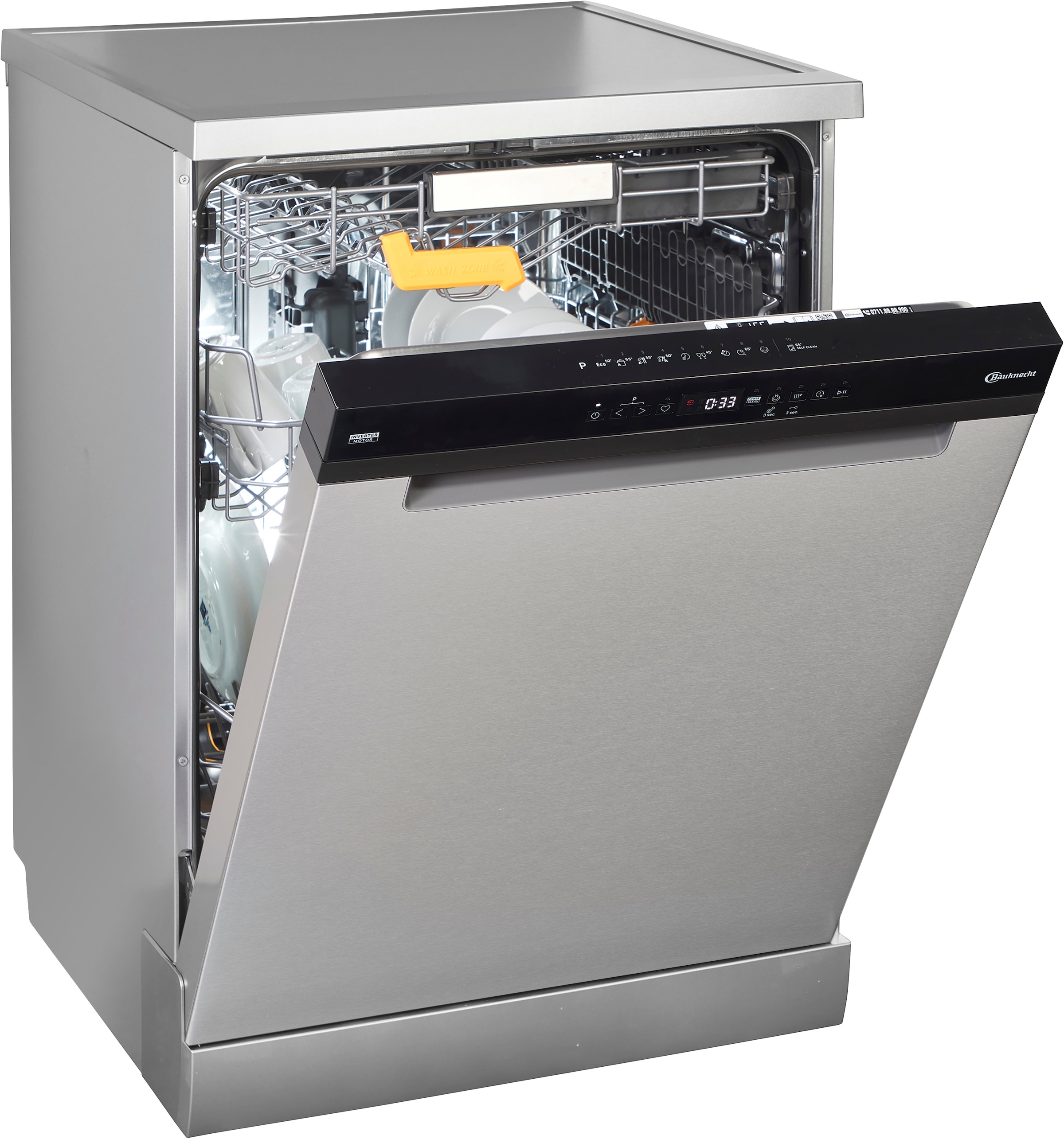 BAUKNECHT Standgeschirrspüler »BKSV1 FBM« 15 tlg. Maßgedecke