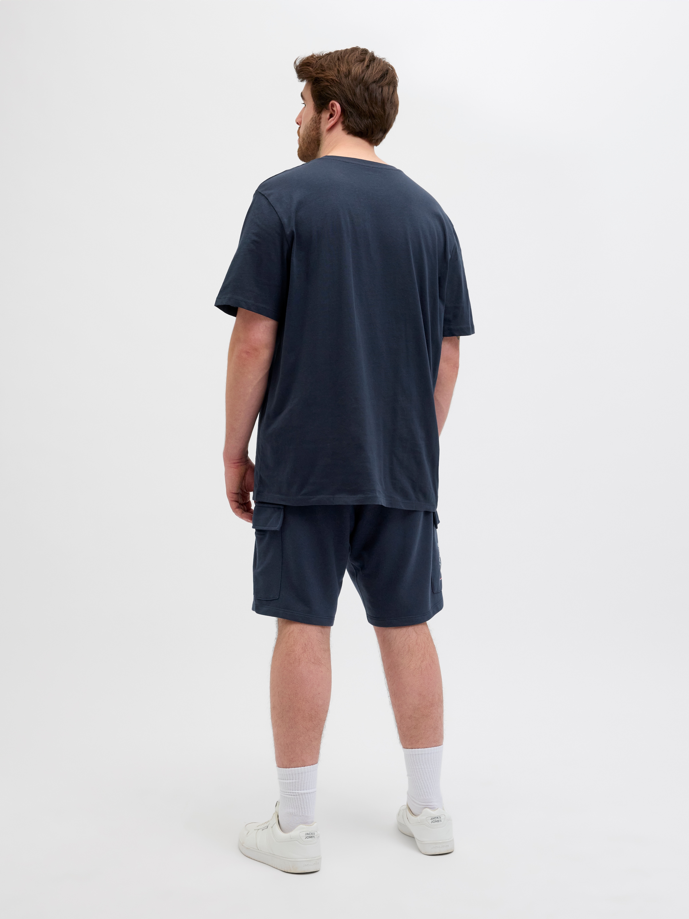Jack & Jones PlusSize Rundhalsshirt »JJHUDSON TEE SS CREW NECK PLS«