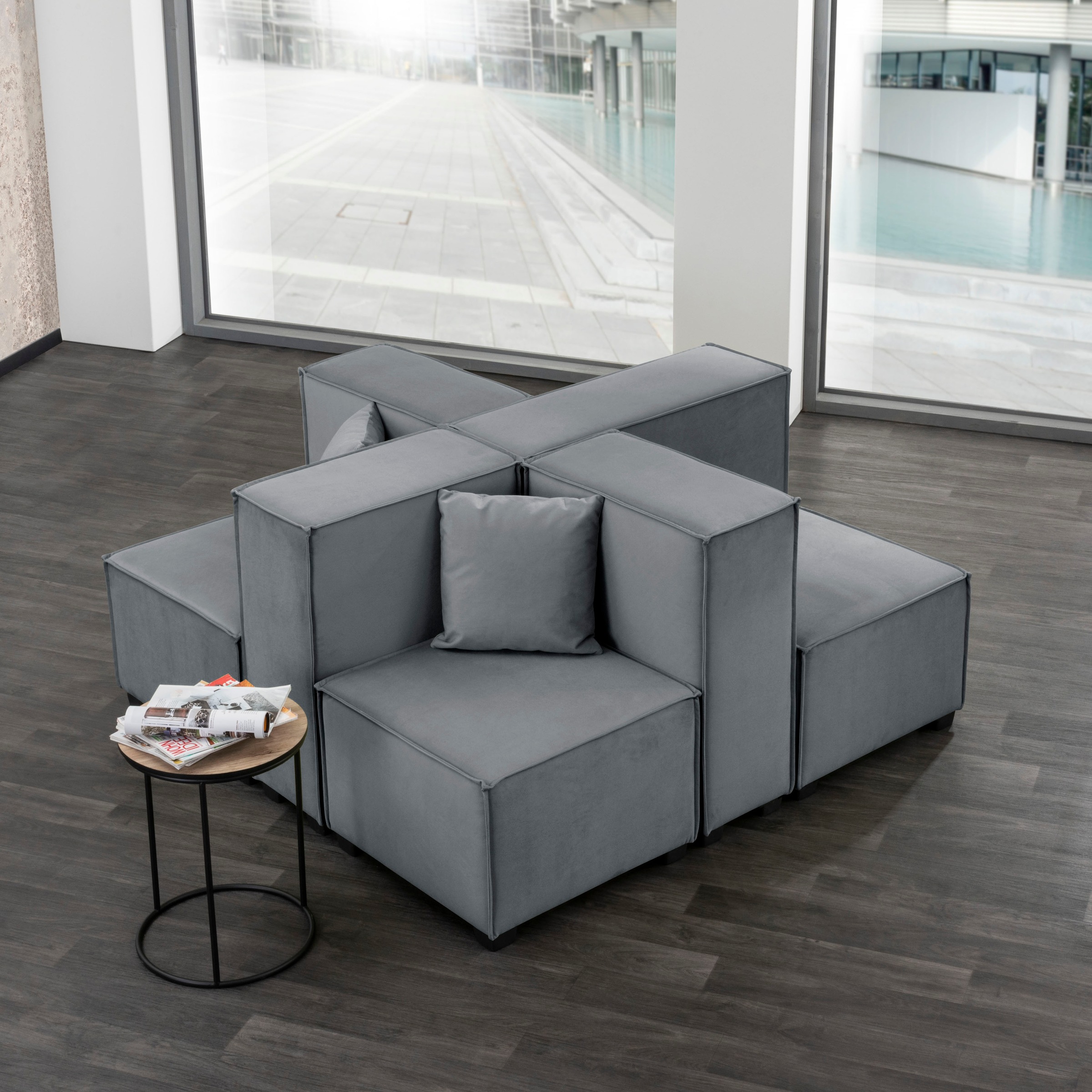 Max Winzer® Sofaelement »MOVE«, Einzelelement 60/60/42 cm, individuell kombinierbar