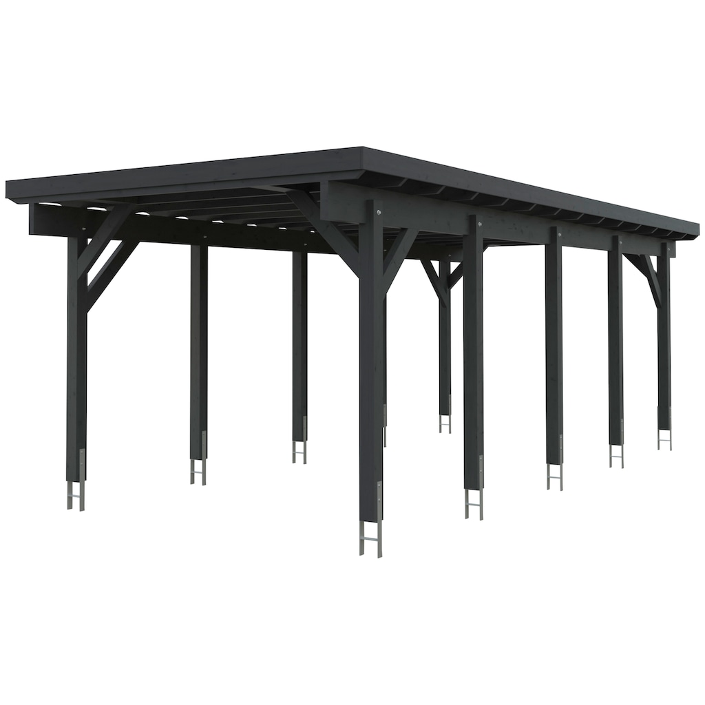 Kiehn-Holz Einzelcarport »KH 320 / KH 321«, Holz, 275 cm, anthrazit