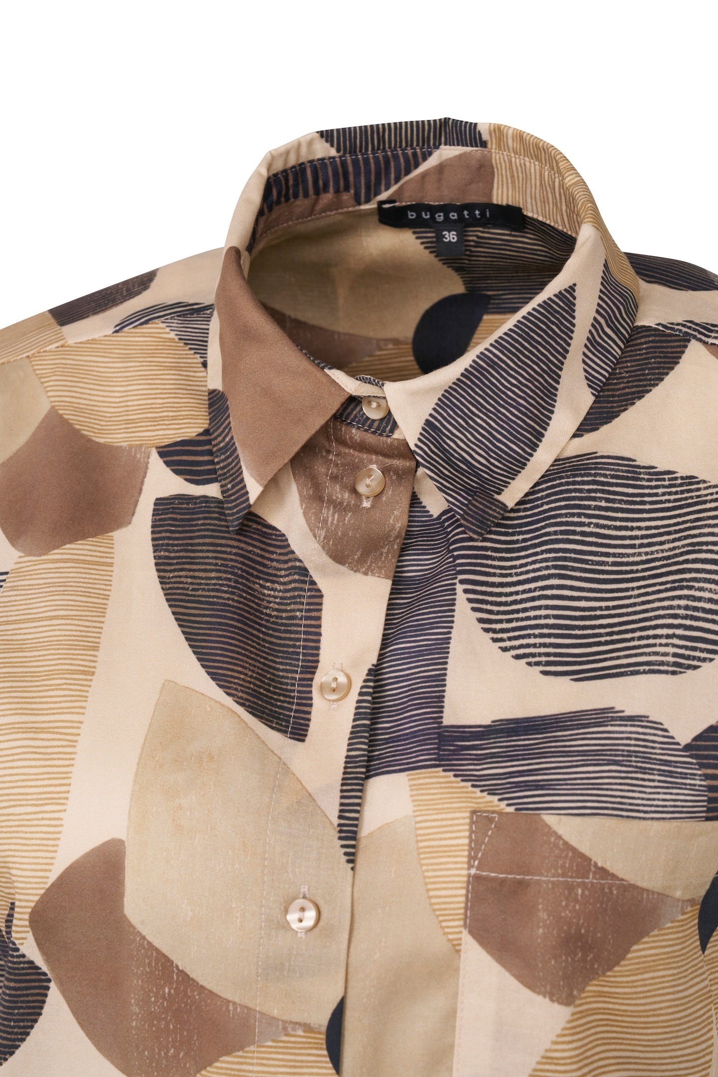 bugatti Hemdbluse aus Baumwolle