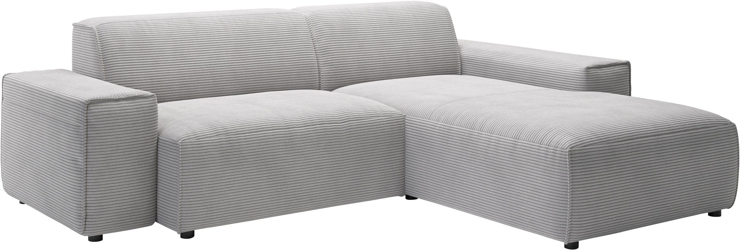 andas Ecksofa »Glimminge L-Form auch in Breitcord, Feincord + Easy care-Bezug,«, Breite 234, Zierkissen