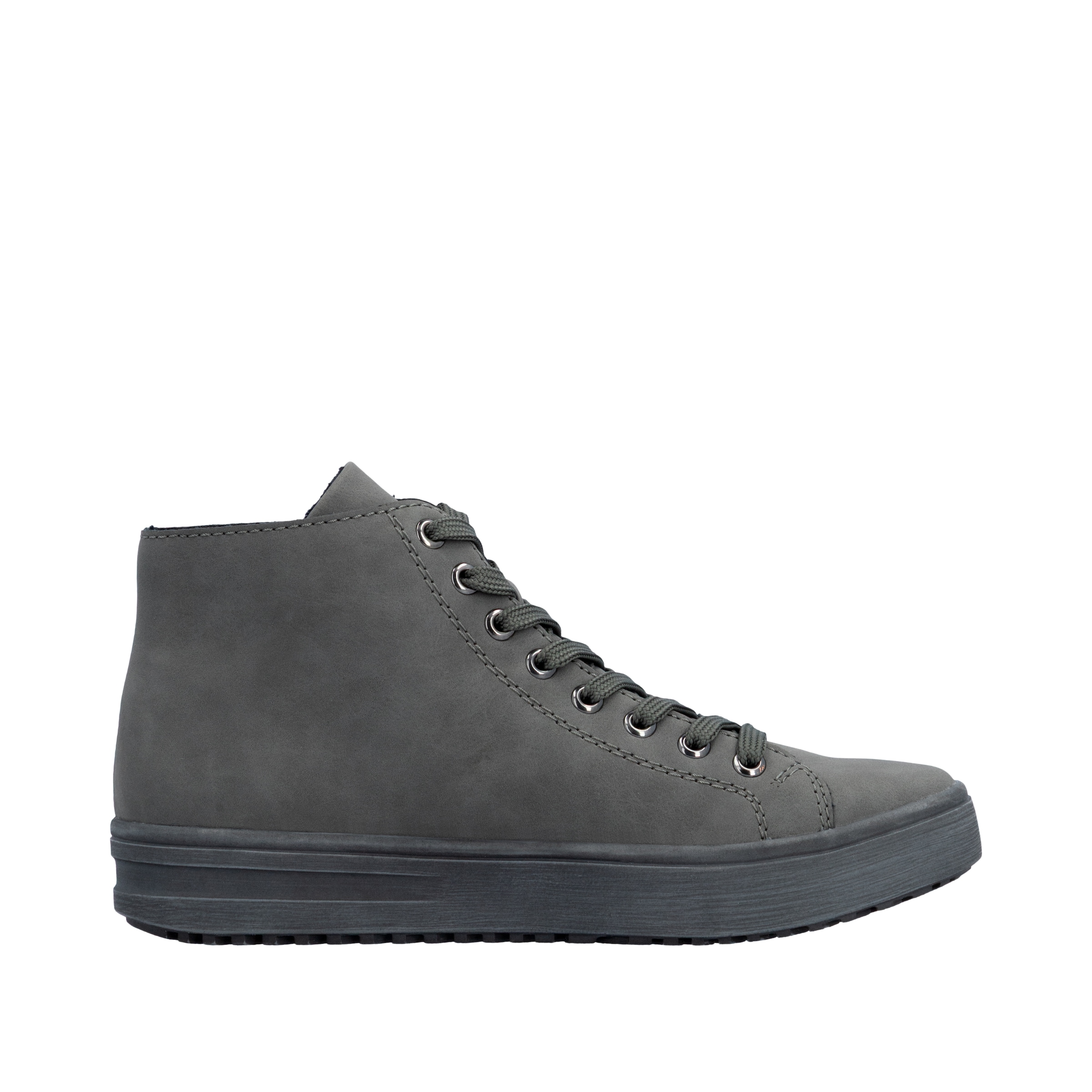 Rieker Schnürboots  High Top-Sneaker, Herbstschuh mit dezenten Ziernähten