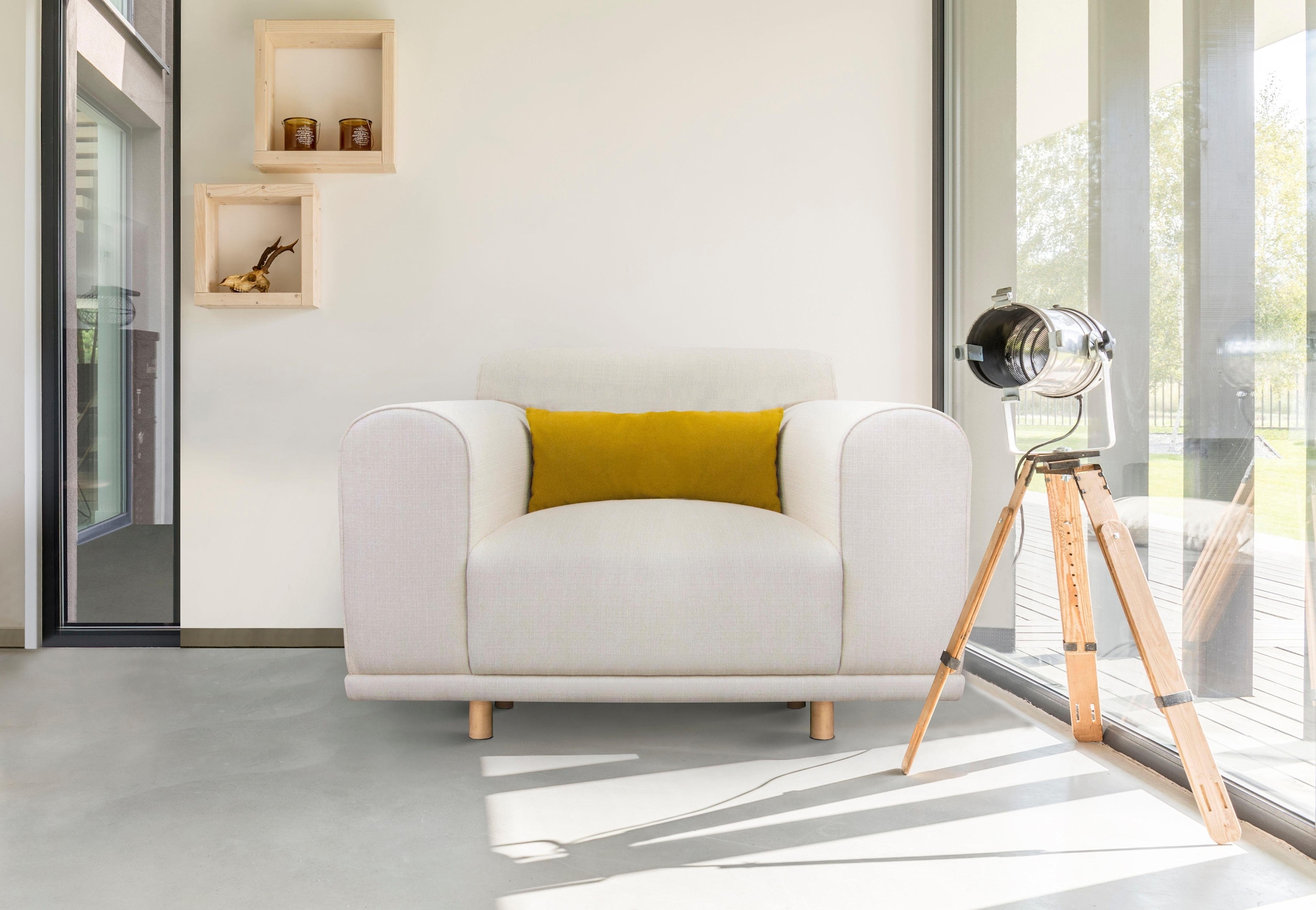 OTTO home Loveseat »Maroon Sessel« in skandinavischem Design, mit losem Kis günstig online kaufen