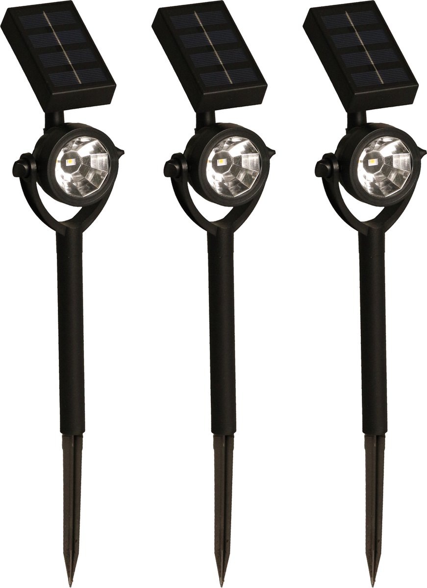 LUXFORM Gartenstrahler »Solar-Erdspießleuchte - Zamora - 3 Stück - LED«, Le günstig online kaufen