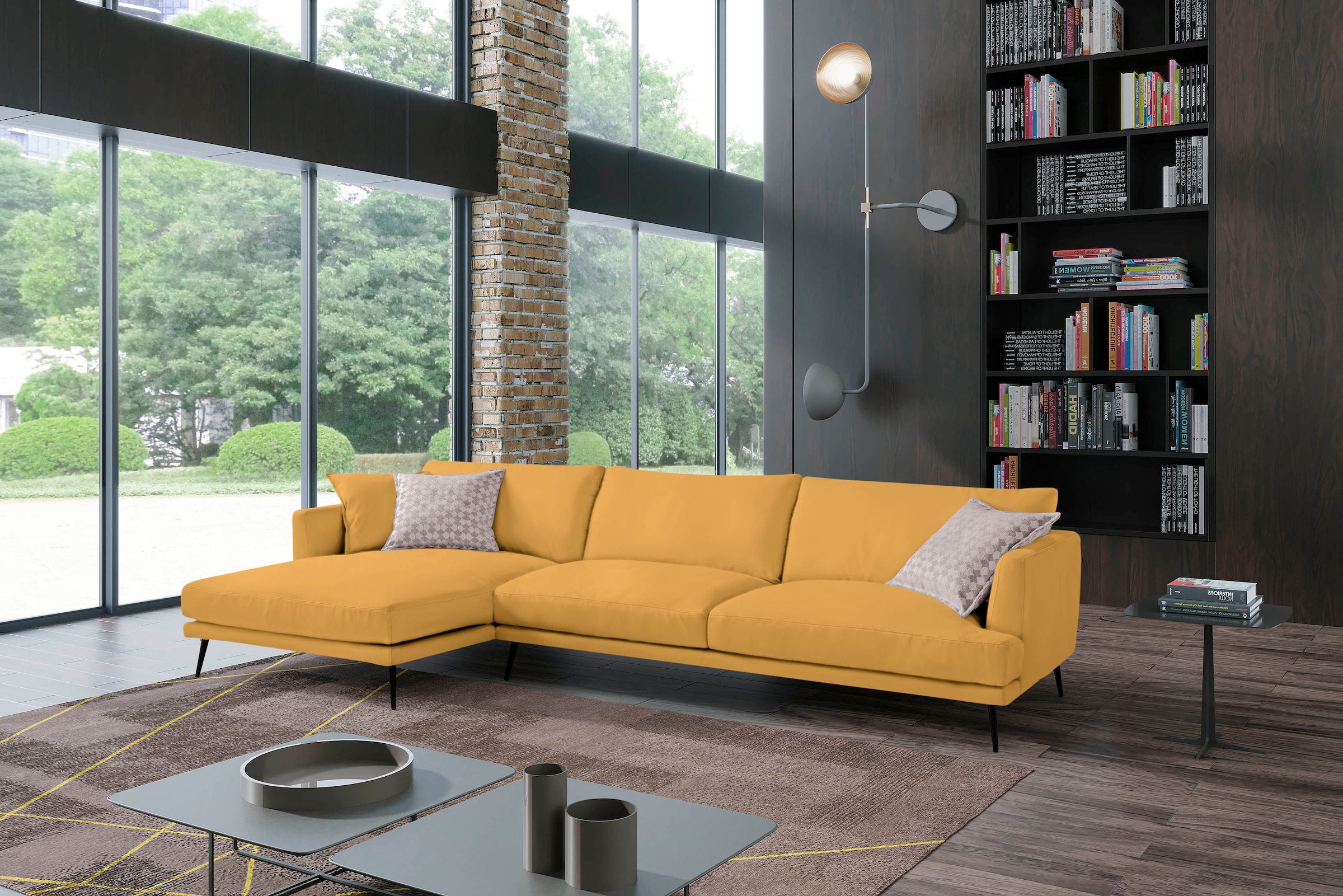 Egoitaliano Ecksofa »Sophia, Designsofa mit extrakomfortablem Sitzkomfort, günstig online kaufen
