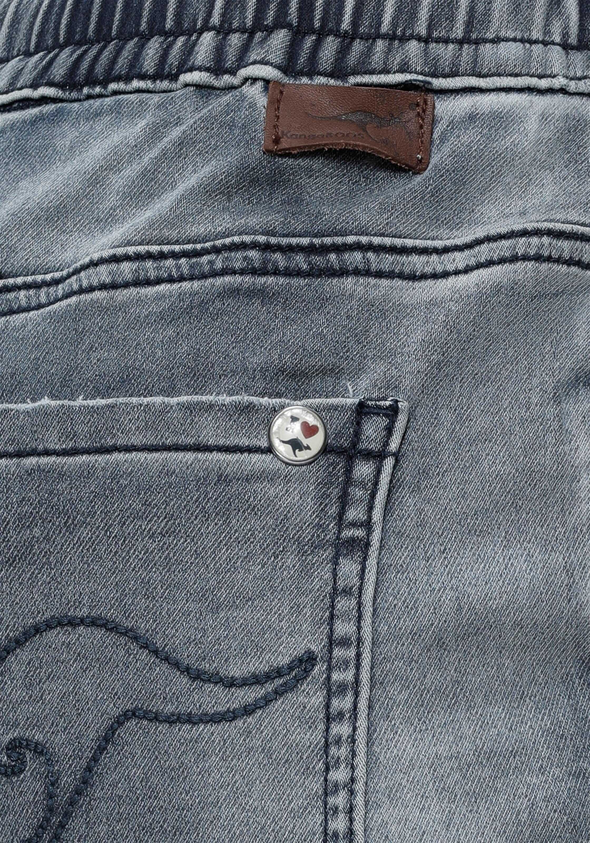 KangaROOS Jogg Pants, in Denim-Optik mit elastischem Bündchen im  Online-Shop kaufen