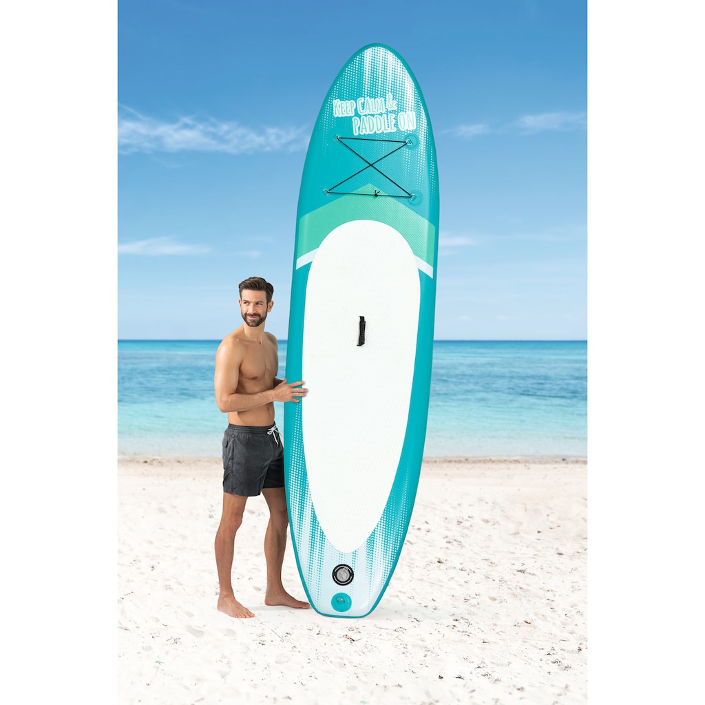 MAXXMEE Inflatable SUP-Board »MAXXMEE Stand-Up Paddle-Board 2021«, (Spar-Set, 7 tlg., mit Paddel, Pumpe und Transportrucksack)